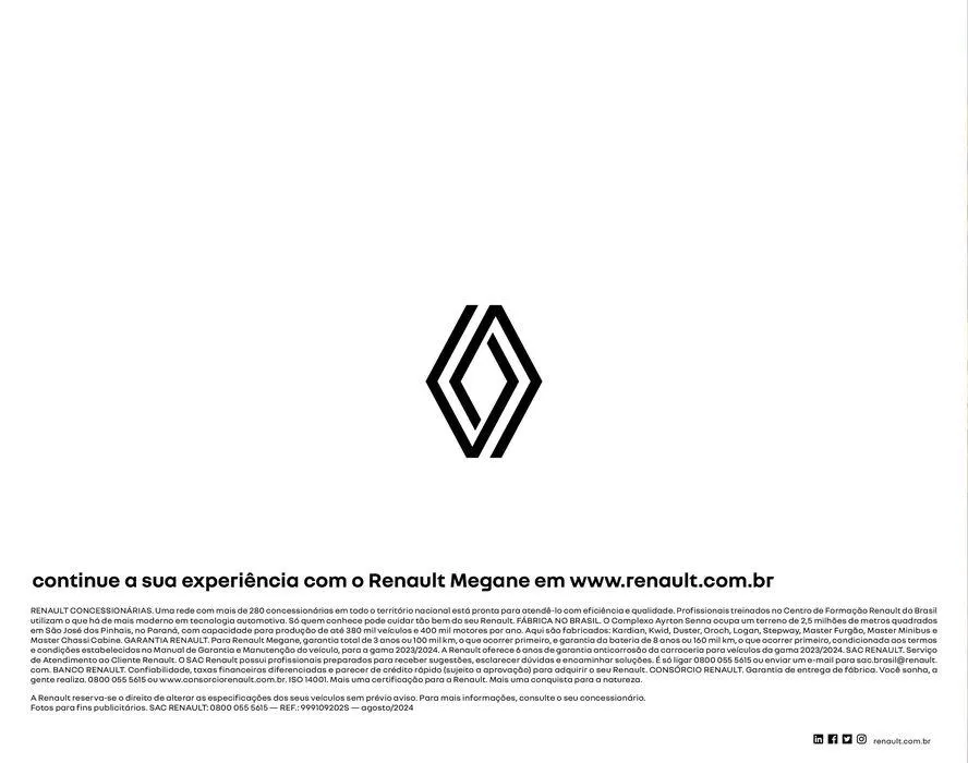 Encarte de Renault Megane E-Tech  21 de agosto até 21 de agosto 2025 - Pagina 1