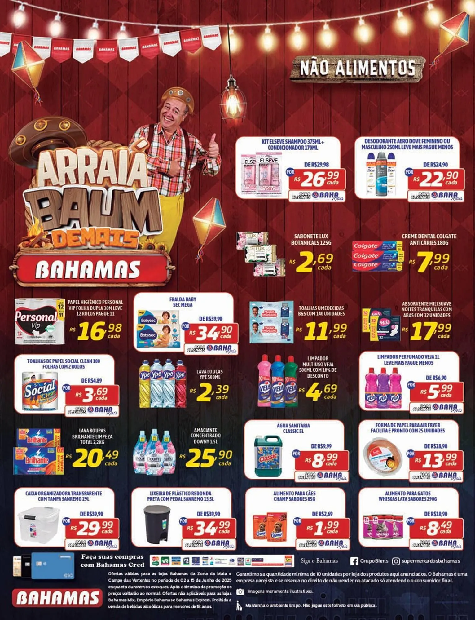 Encarte de Catálogo Bahamas Supermercados 2 de junho até 15 de junho 2025 - Pagina 16
