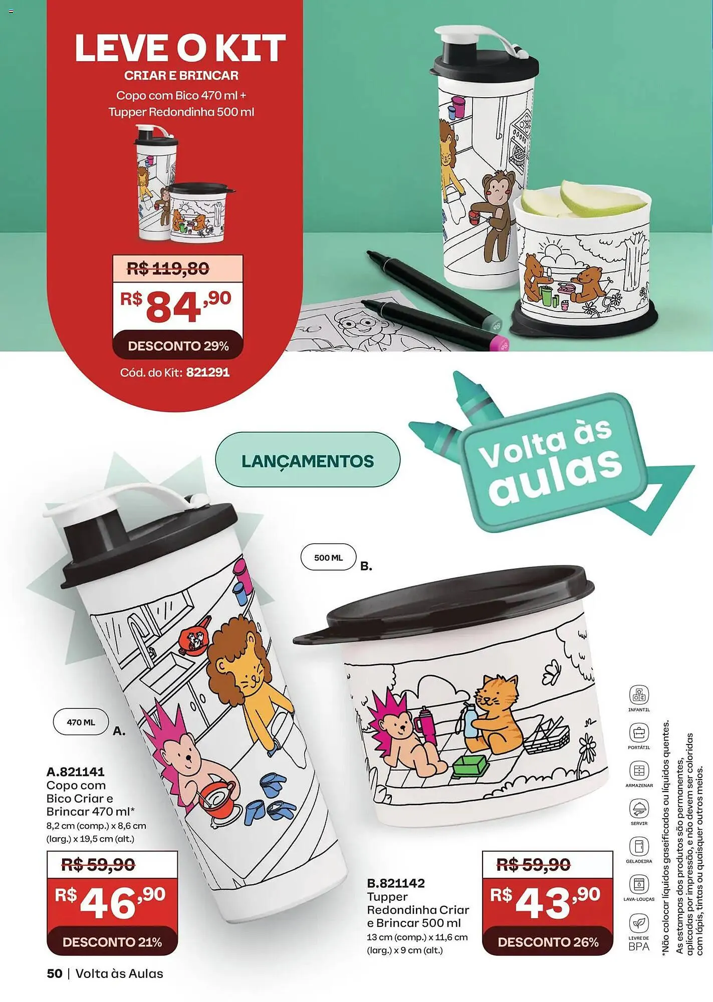 Encarte de Catálogo Tupperware 1 de fevereiro até 28 de fevereiro 2026 - Pagina 50