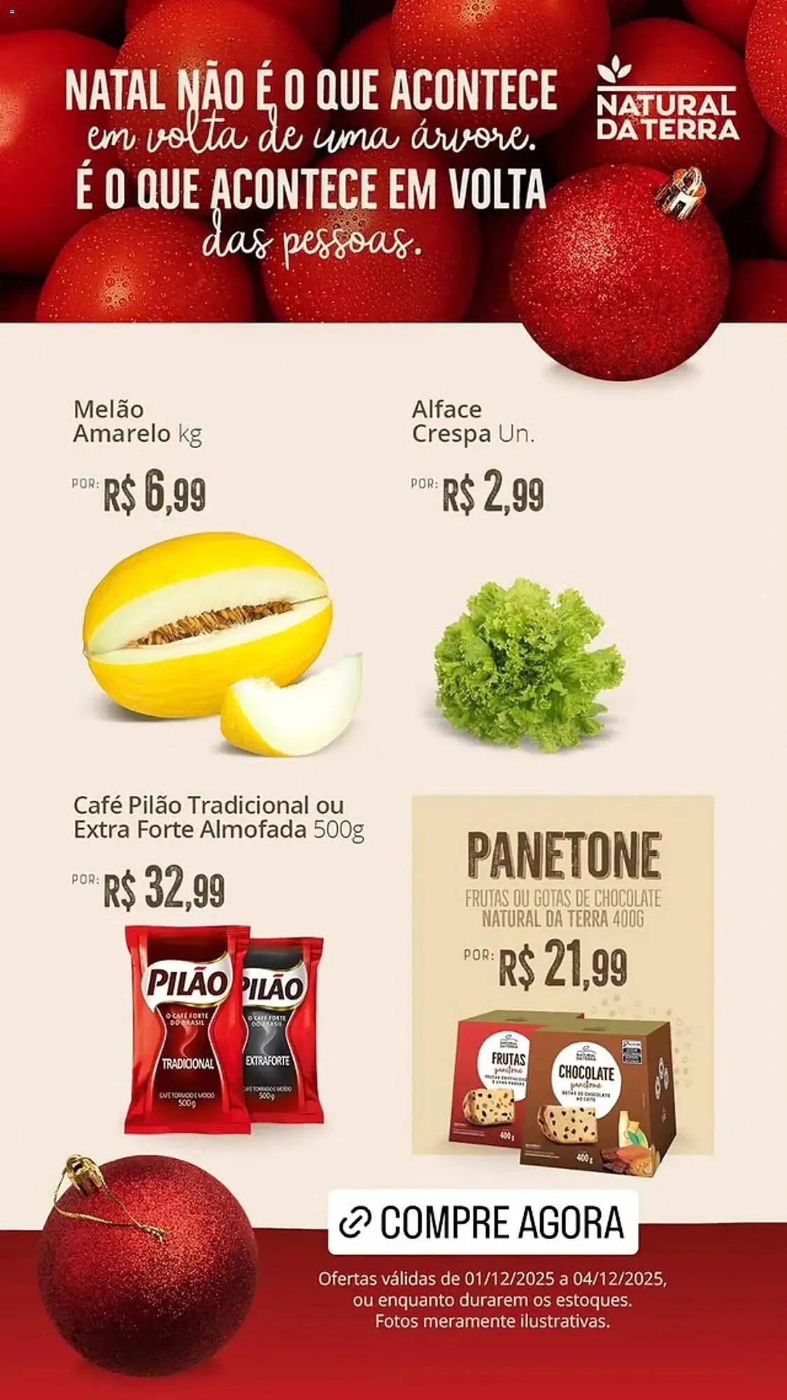 Encarte de Catálogo Natural da Terra 1 de dezembro até 4 de dezembro 2025 - Pagina 1