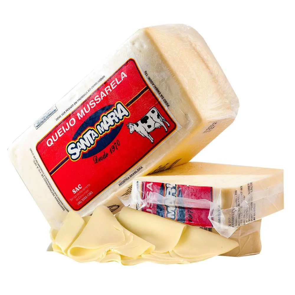 Queijo Muçarela Santa Maria Fatiado Kg