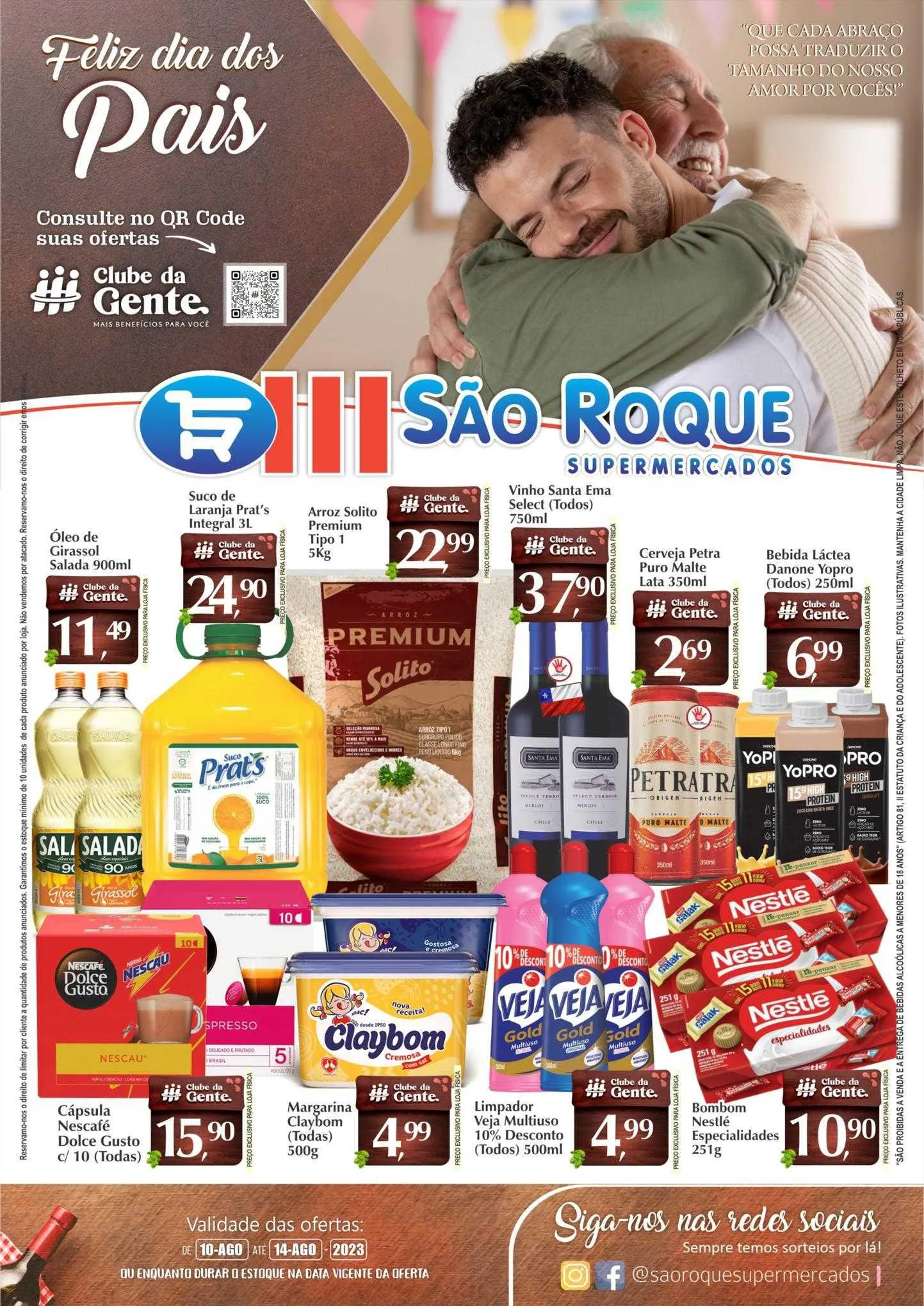 Encarte de São Roque Supermercados Folheto 8 de agosto até 11 de agosto 2023 - Pagina 1