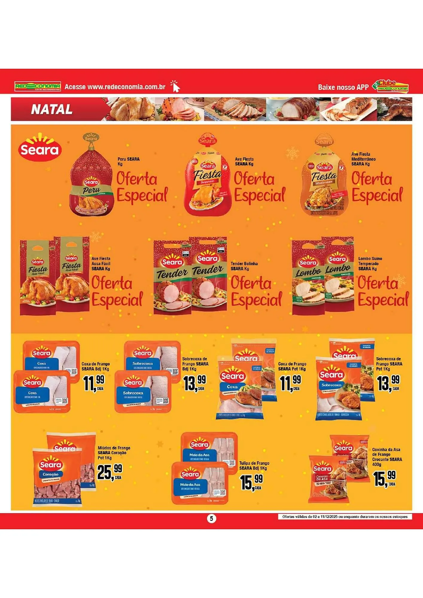 Encarte de Encarte Rede Economia 3 de dezembro até 11 de dezembro 2025 - Pagina 5