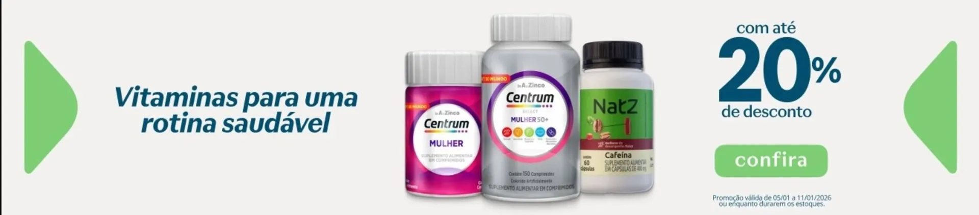 Encarte de Encarte Droga Raia 5 de janeiro até 11 de janeiro 2026 - Pagina 7