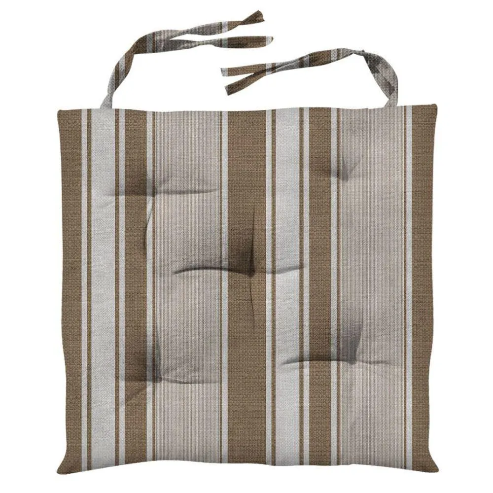 Assento Futton 40X40cm Havan - Listra Taupe