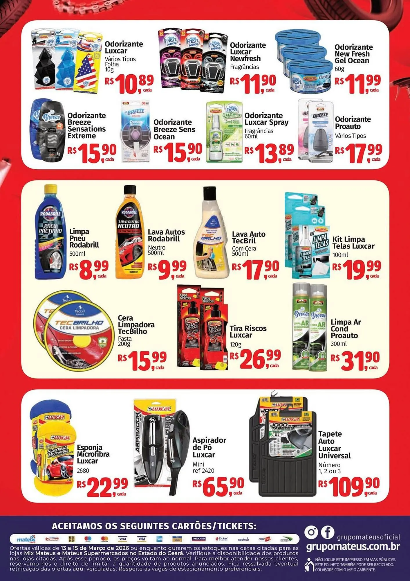 Encarte de Catálogo Supermercados Mateus 13 de março até 15 de março 2026 - Pagina 2