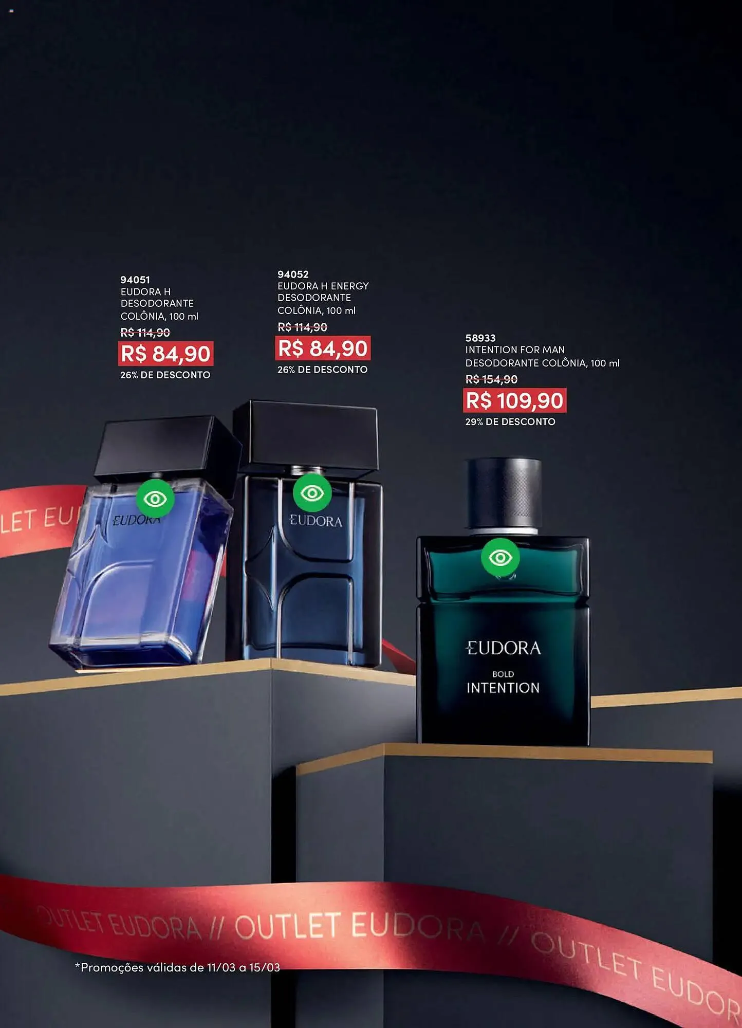 Encarte de Catálogo Eudora 11 de março até 10 de abril 2026 - Pagina 129