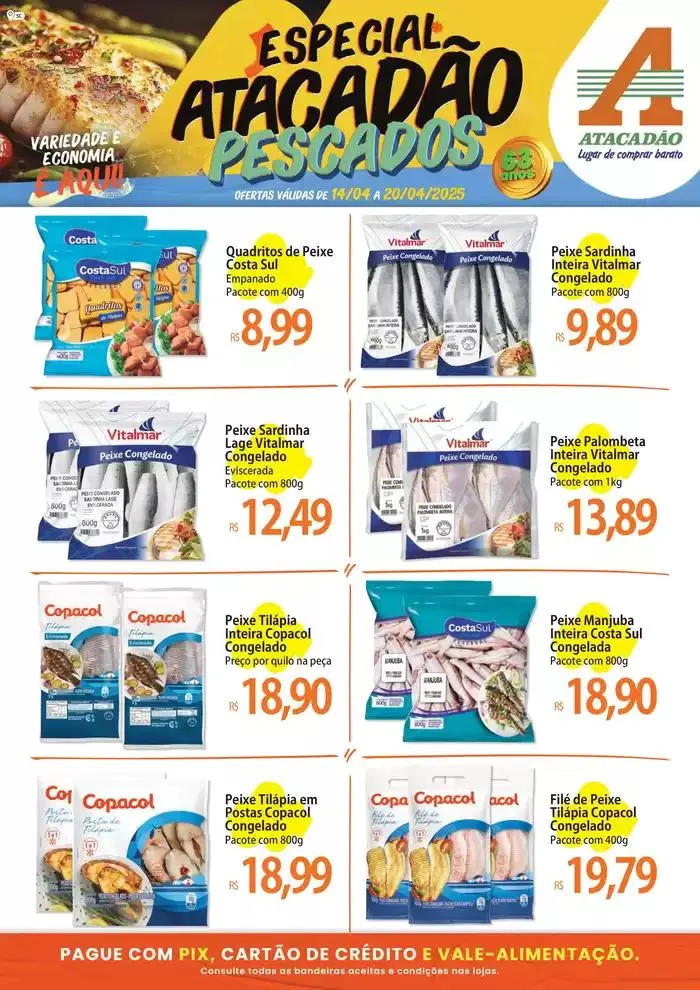 Encarte de Nossas melhores pechinchas 14 de abril até 20 de abril 2025 - Pagina 1