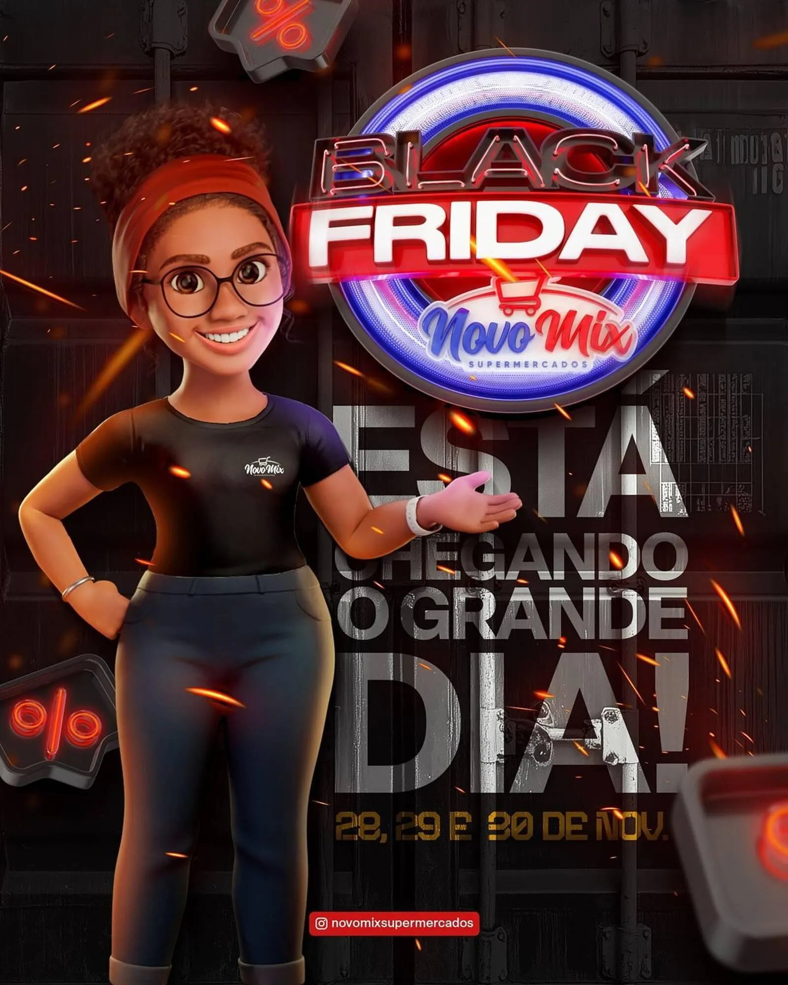 Encarte de Encarte Novo Mix 28 de novembro até 30 de novembro 2025 - Pagina 1