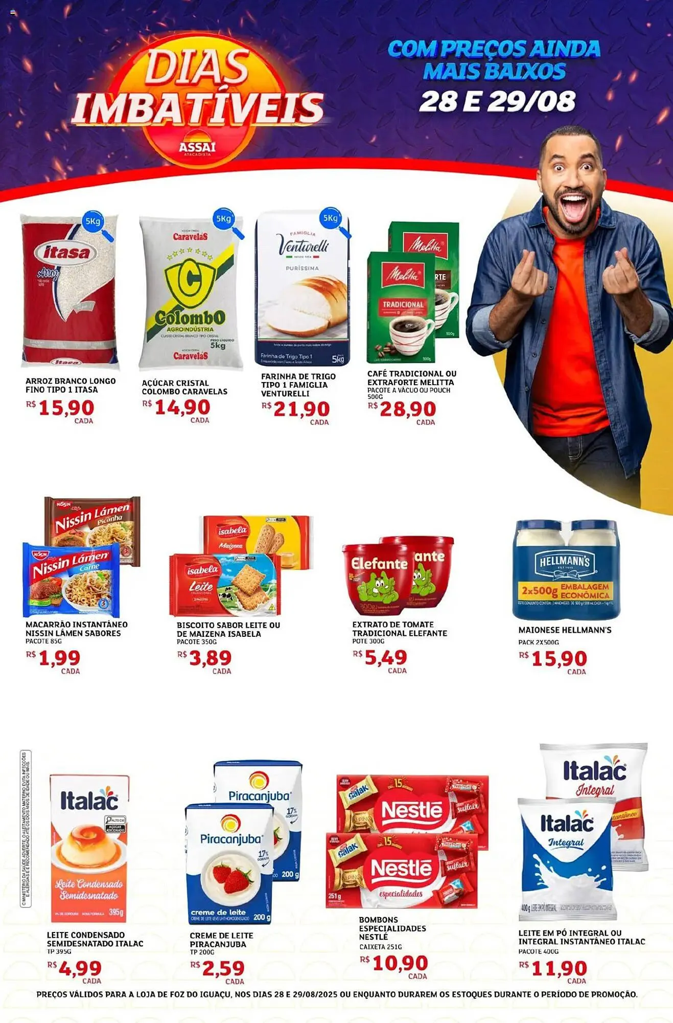 Encarte de Catálogo Assaí Atacadista 28 de agosto até 29 de agosto 2025 - Pagina 1