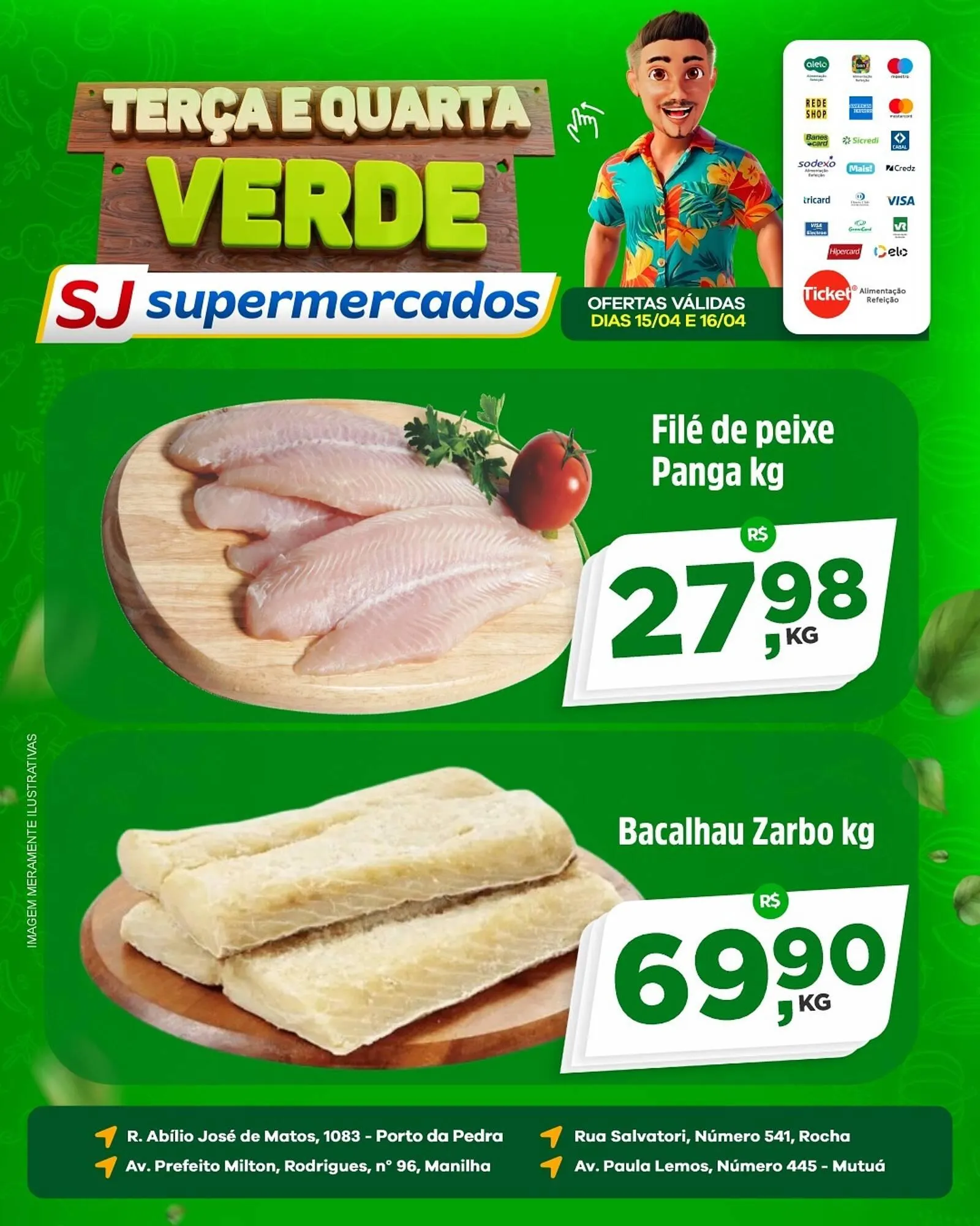 Encarte de Catálogo Sj Supermercados 14 de abril até 16 de abril 2025 - Pagina 4