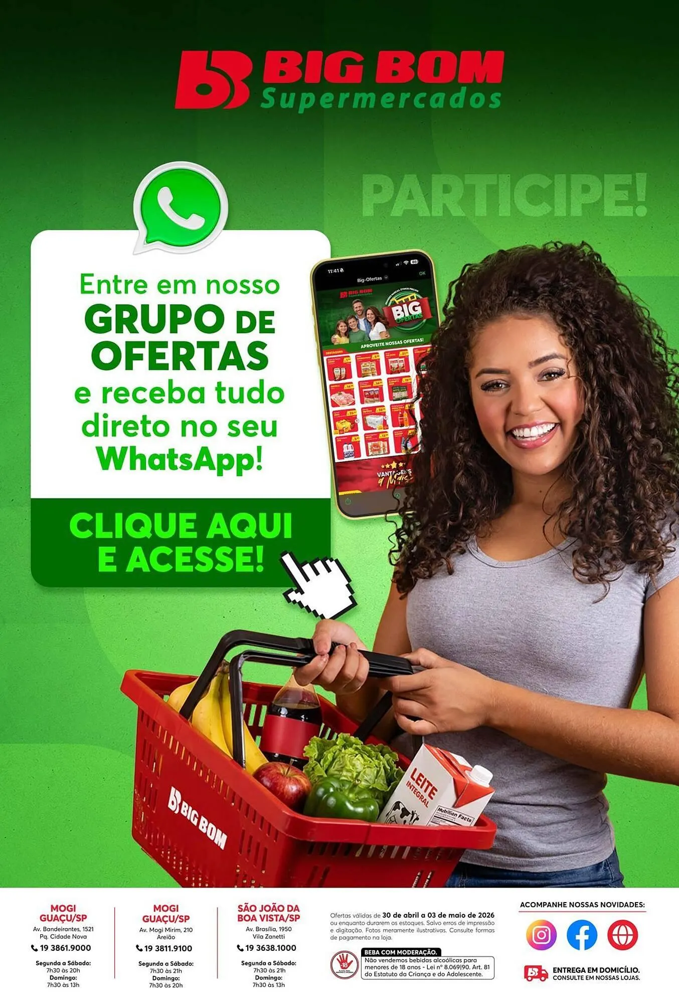 Encarte de Catálogo Big Bom Supermercados 30 de abril até 3 de maio 2026 - Pagina 5