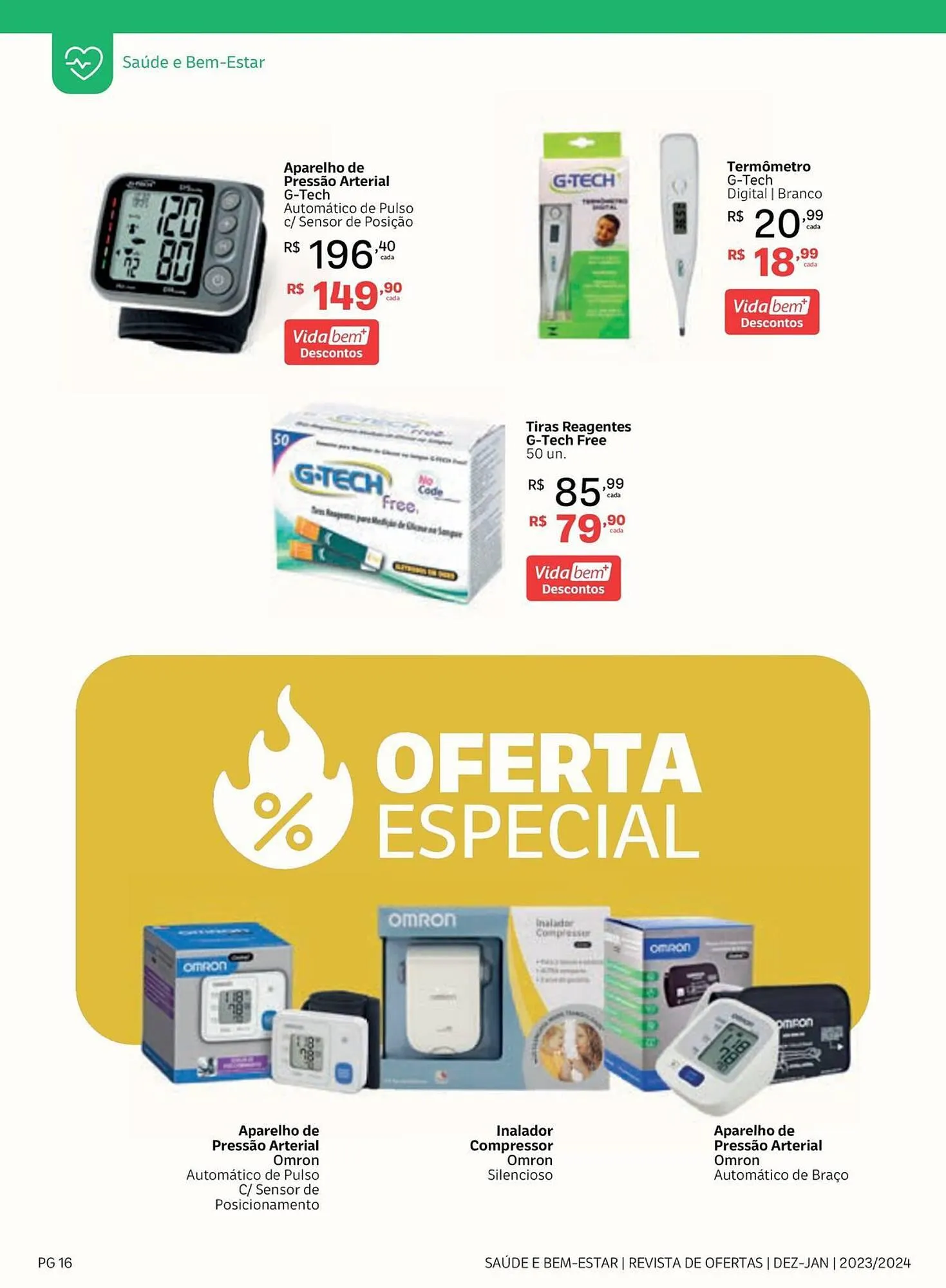 Encarte de Catálogo Vida Farmácias 4 de dezembro até 15 de janeiro 2024 - Pagina 16