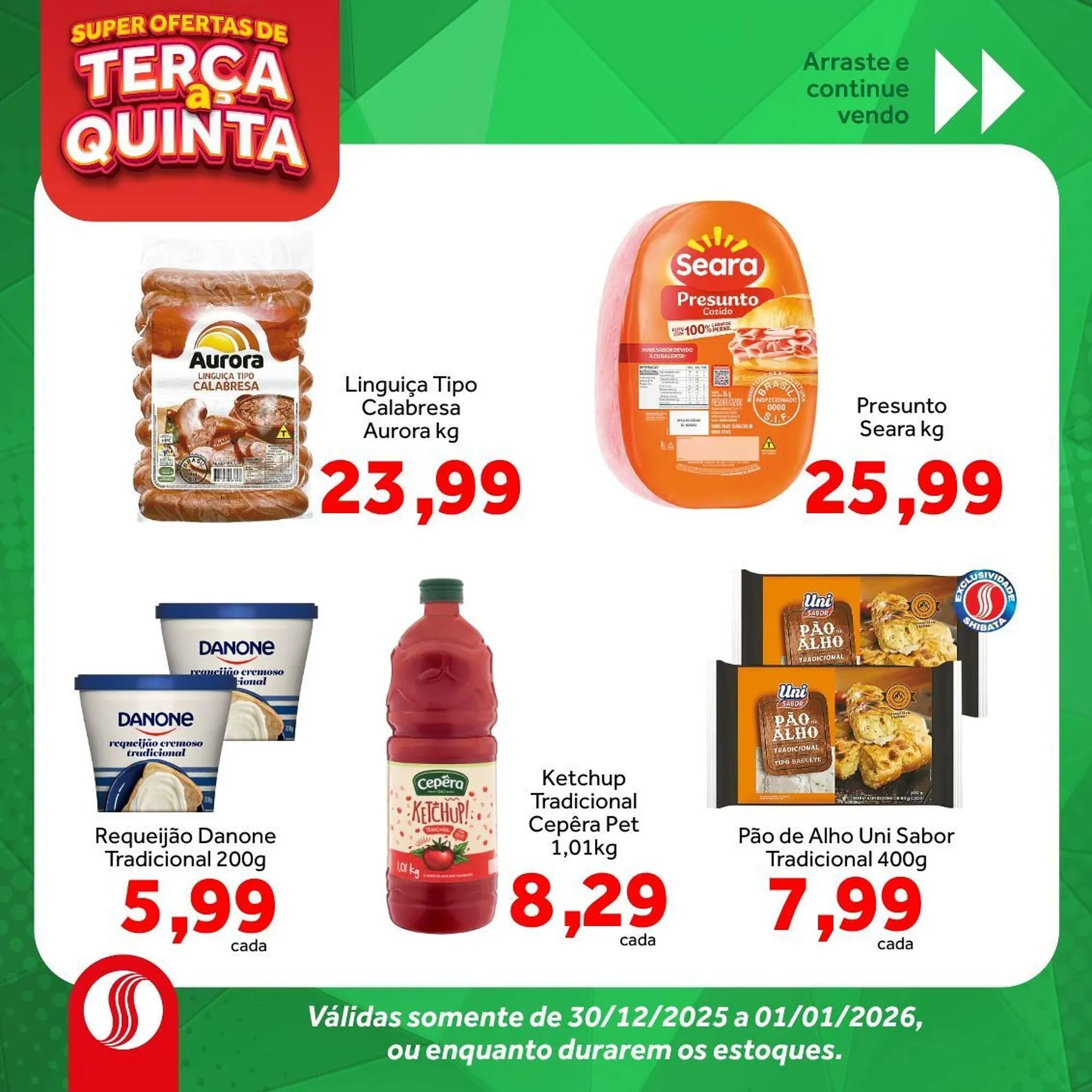 Encarte de Folheto Shibata Supermercados 30 de dezembro até 1 de janeiro 2026 - Pagina 4