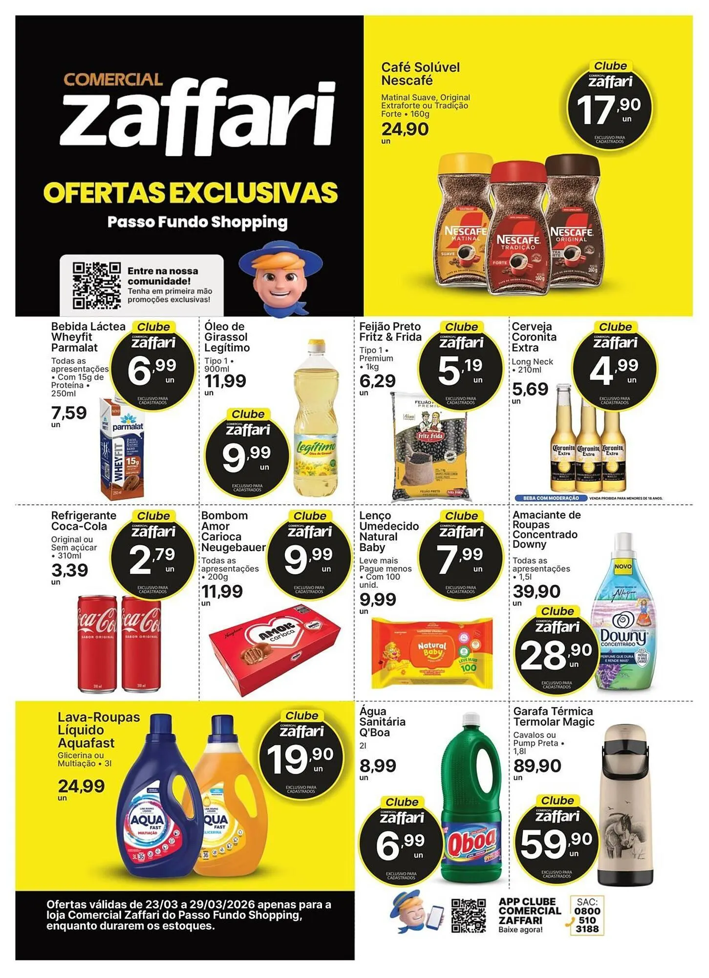 Encarte de Encarte Comercial Zaffari 23 de março até 29 de março 2026 - Pagina 1