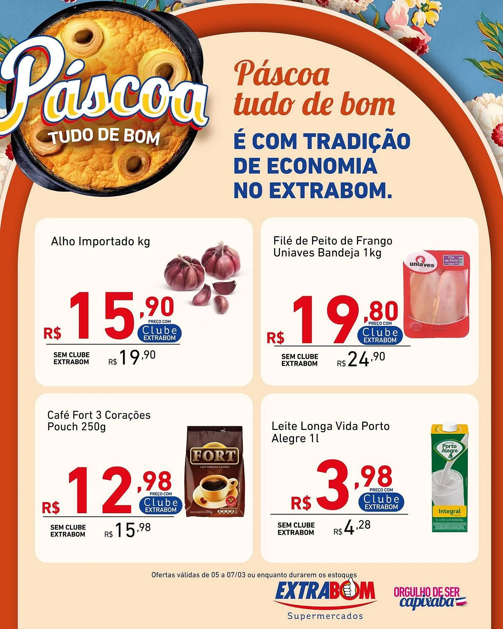 Encarte de Catálogo Extrabom Supermercados 5 de março até 7 de março 2026 - Pagina 1