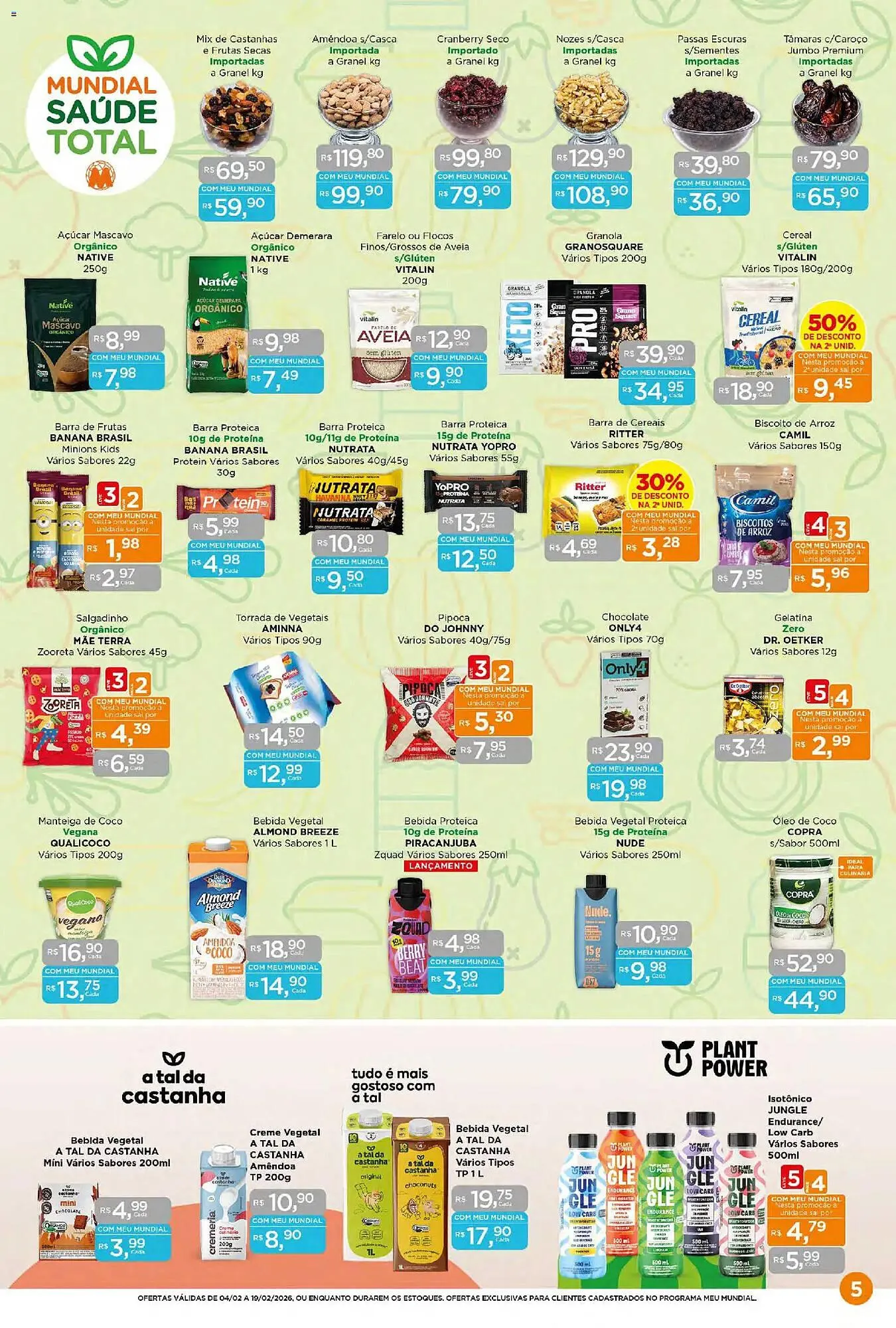 Encarte de Encarte Supermercados Mundial 4 de fevereiro até 19 de fevereiro 2026 - Pagina 5