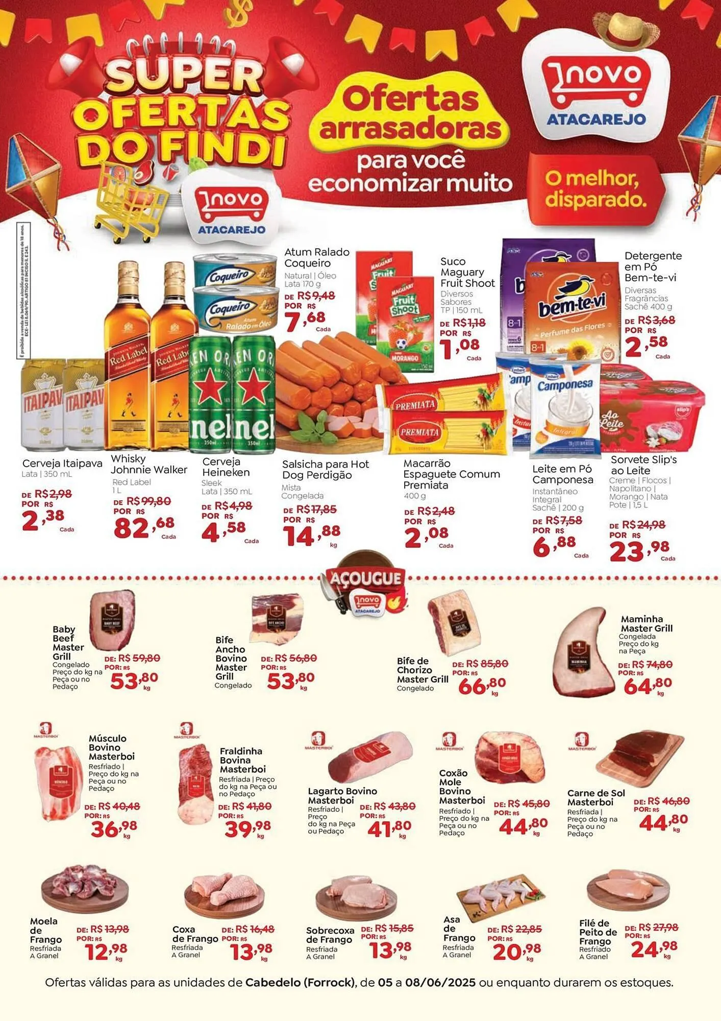 Encarte de Catálogo Novo Atacarejo 5 de junho até 9 de junho 2025 - Pagina 1