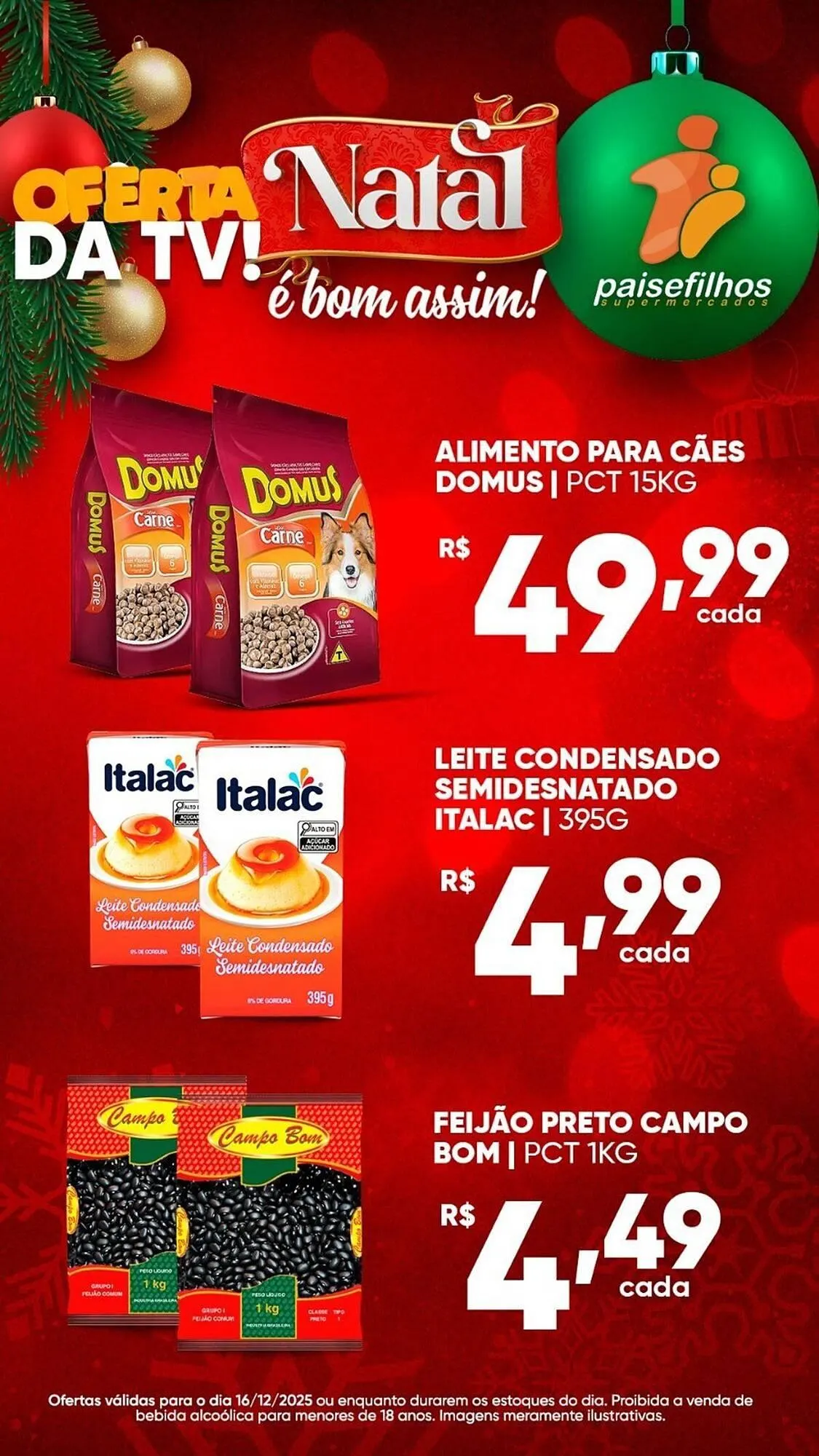 Encarte de Catálogo Pais e Filhos Supermercados 16 de dezembro até 17 de dezembro 2025 - Pagina 4