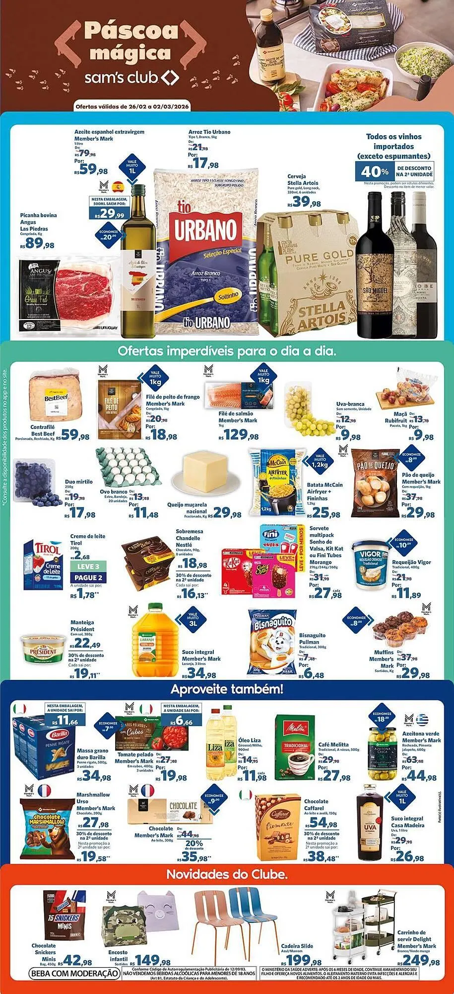 Encarte de Folheto Sam's Club 26 de fevereiro até 2 de março 2026 - Pagina 1