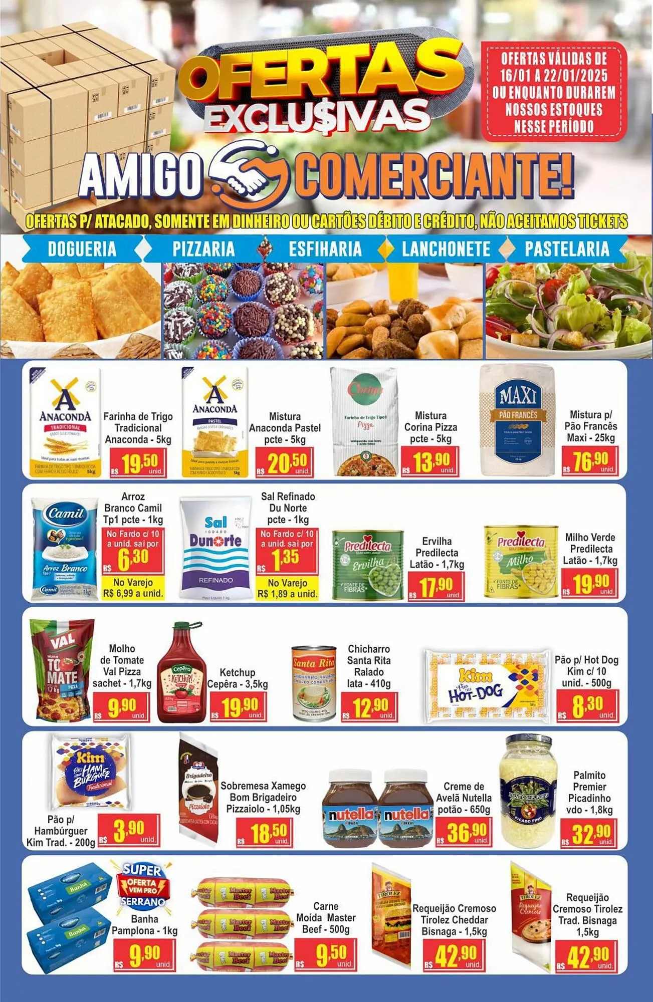 Encarte de Catálogo Serrano Supermercado 16 de janeiro até 22 de janeiro 2025 - Pagina 1