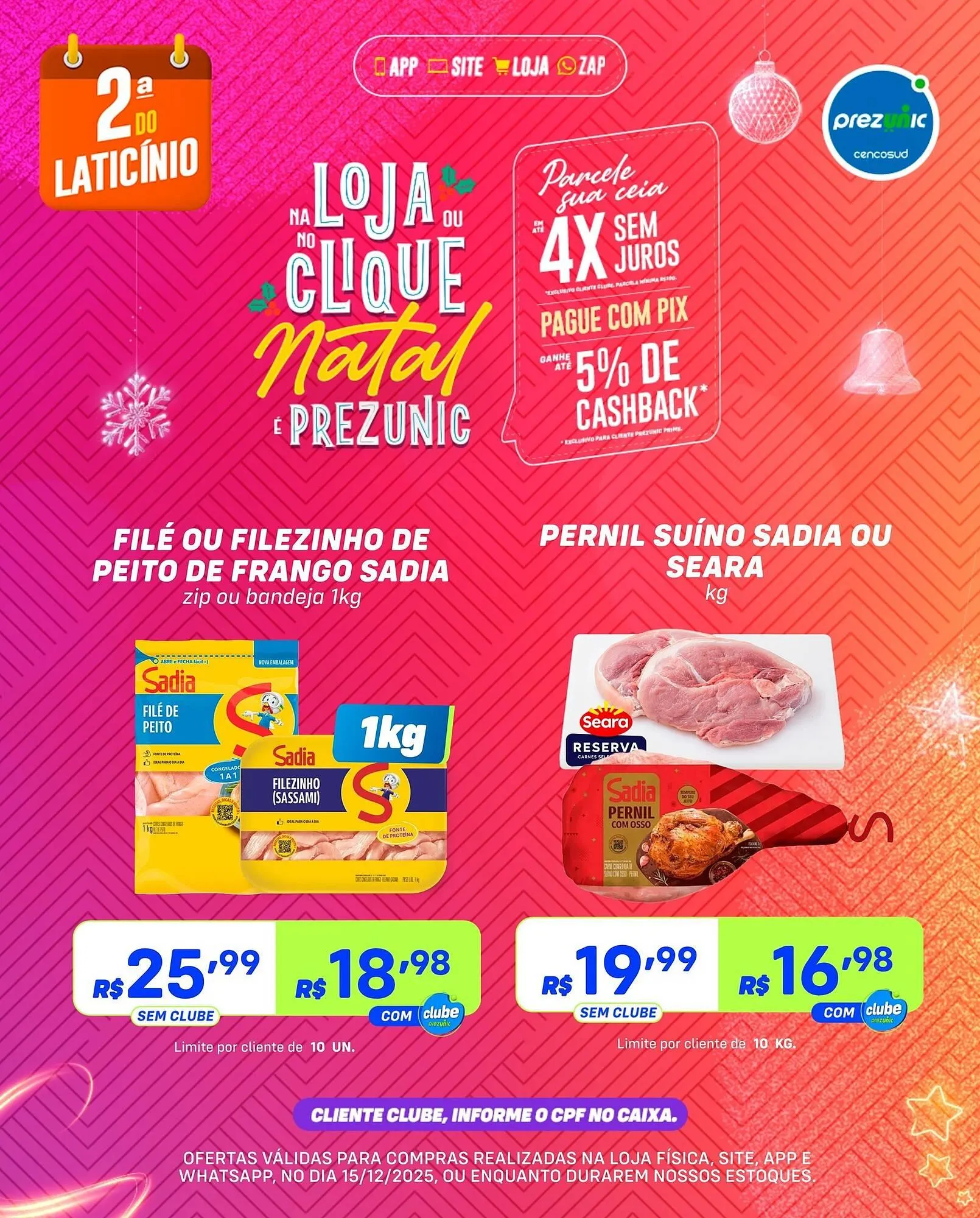 Encarte de Encarte Prezunic 15 de dezembro até 15 de dezembro 2025 - Pagina 4