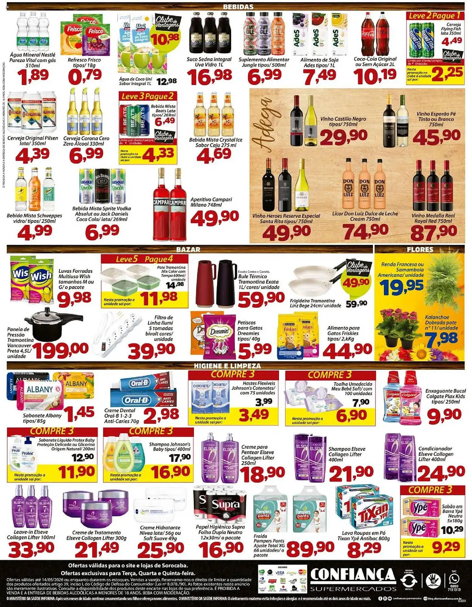 Encarte de Catálogo Confiança Supermercados 12 de maio até 14 de maio 2026 - Pagina 4