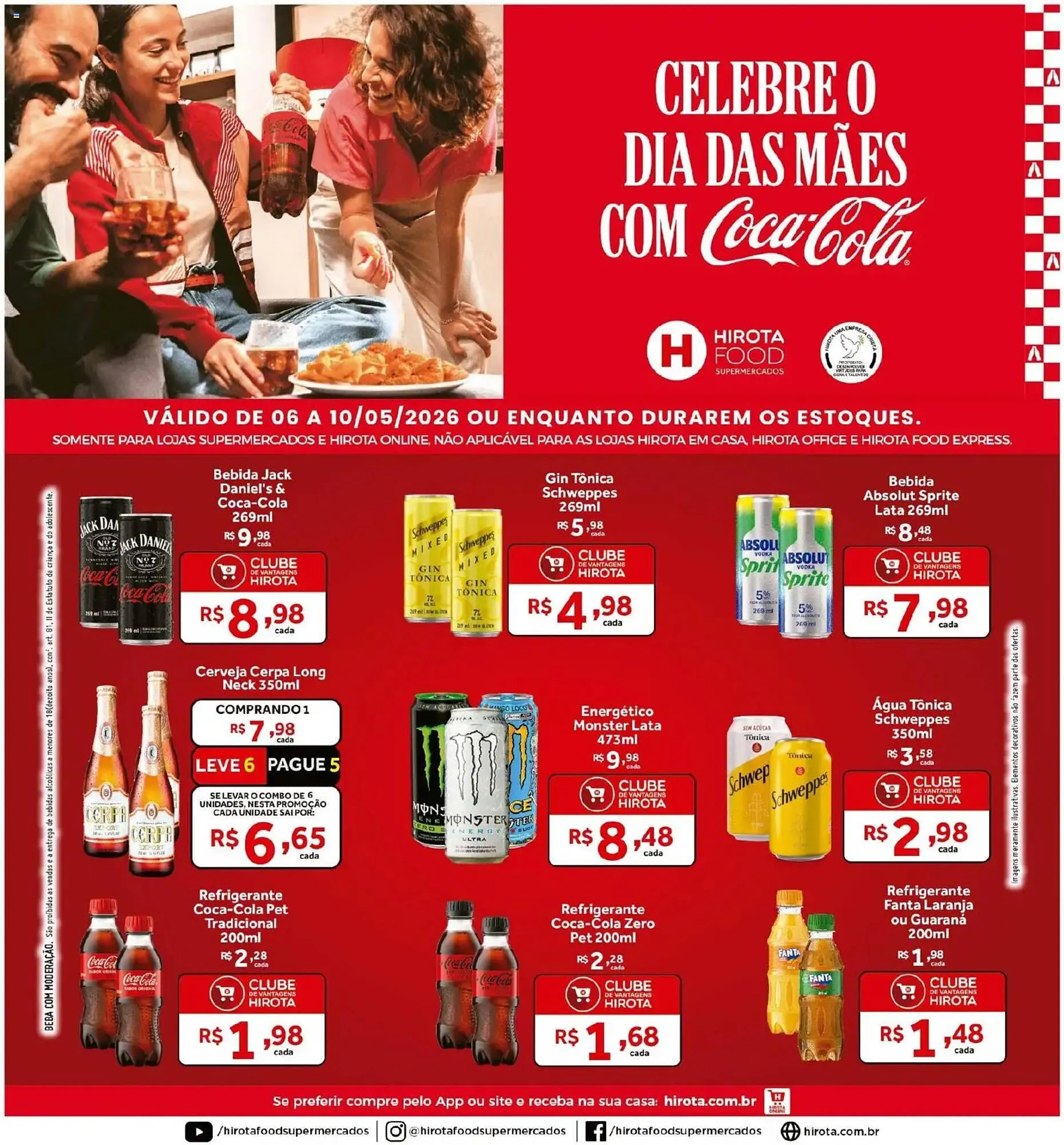 Encarte de Catálogo Hirota Food Supermercado 6 de maio até 10 de maio 2026 - Pagina 1