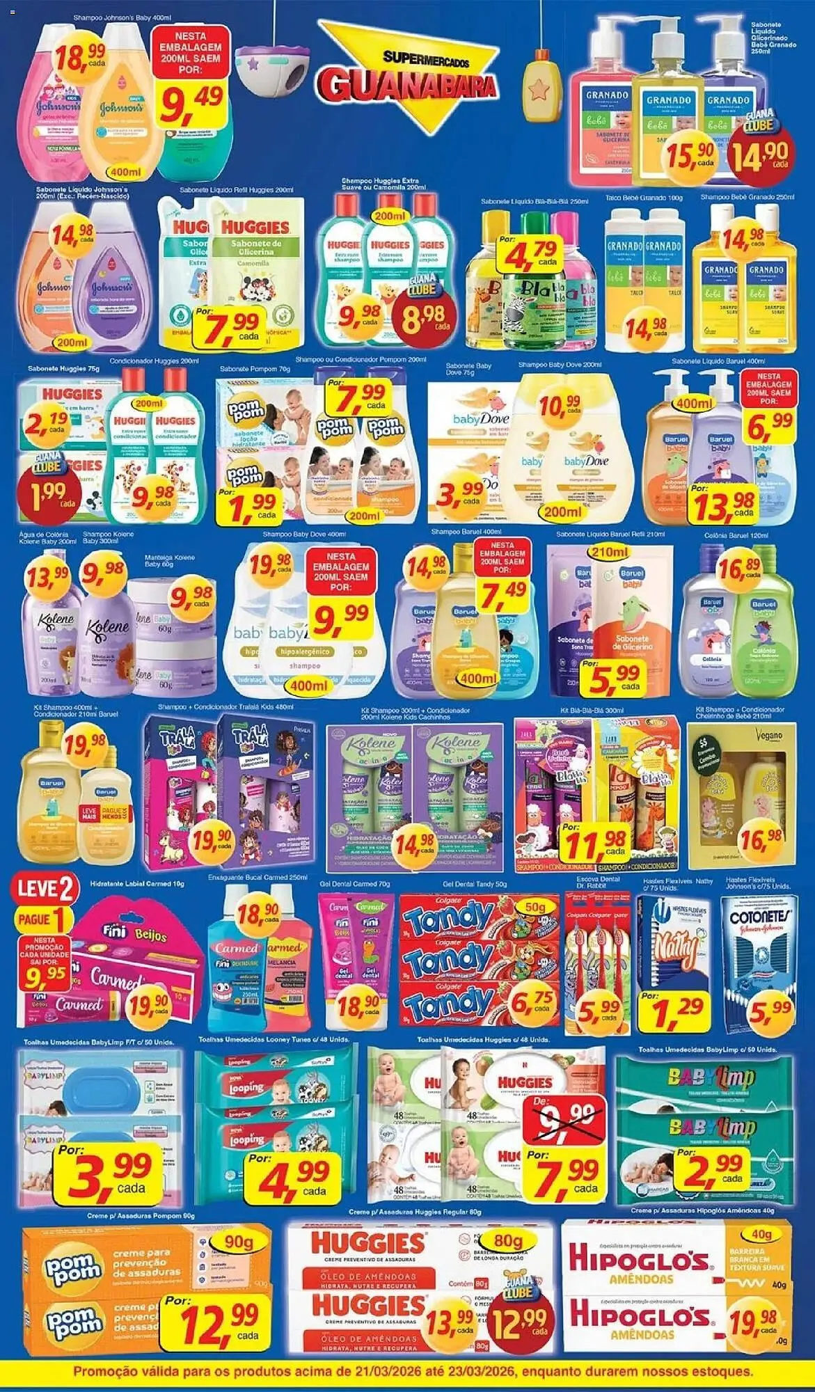 Encarte de Encarte Supermercados Guanabara 21 de março até 23 de março 2026 - Pagina 10