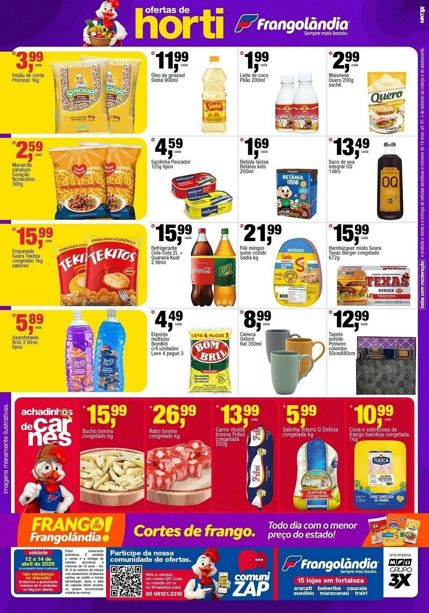Encarte de Encarte Frangolândia 12 de abril até 14 de abril 2026 - Pagina 2