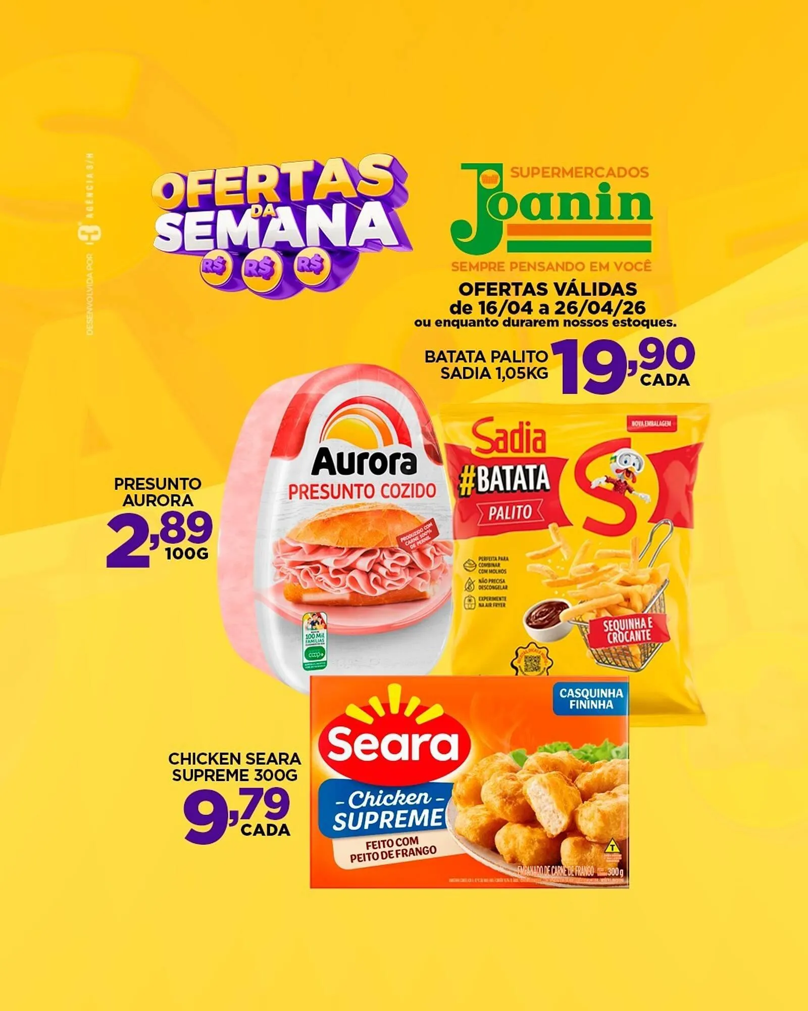 Encarte de Catálogo Supermercados Joanin 21 de abril até 26 de abril 2026 - Pagina 3