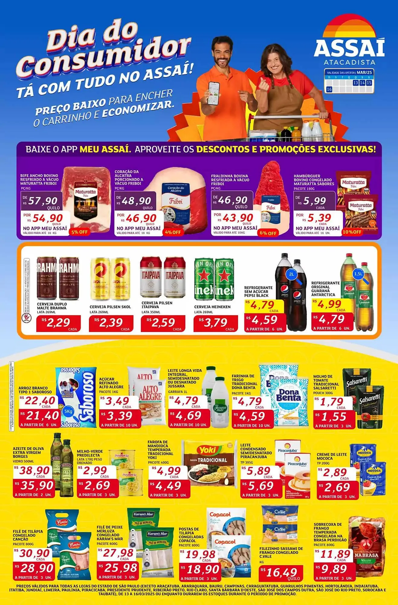 Encarte de Catálogo Assaí Atacadista 13 de março até 16 de março 2025 - Pagina 1