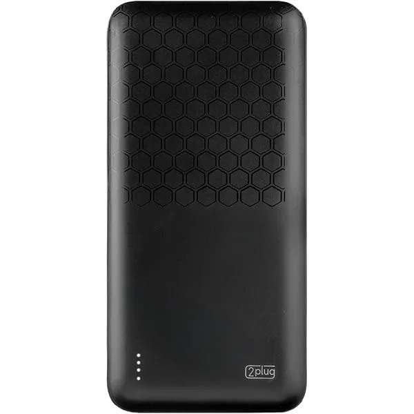 Carregador Portátil Power Bank USB, Fast Charger PD, 10000mAh, Preto, OP17S, 2Plug - CX 1 UN