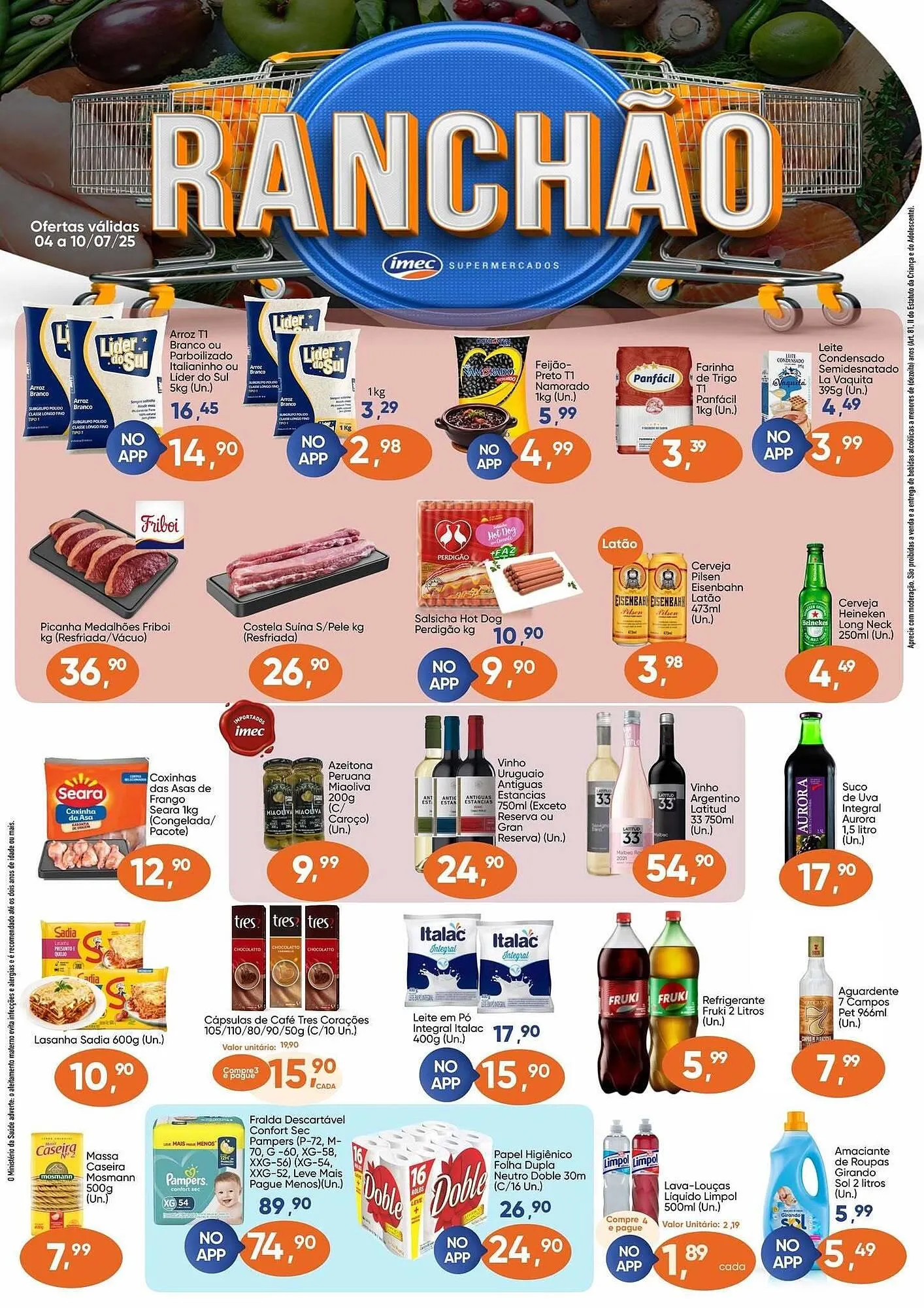 Encarte de Catálogo Imec Supermercados 3 de julho até 10 de julho 2025 - Pagina 1