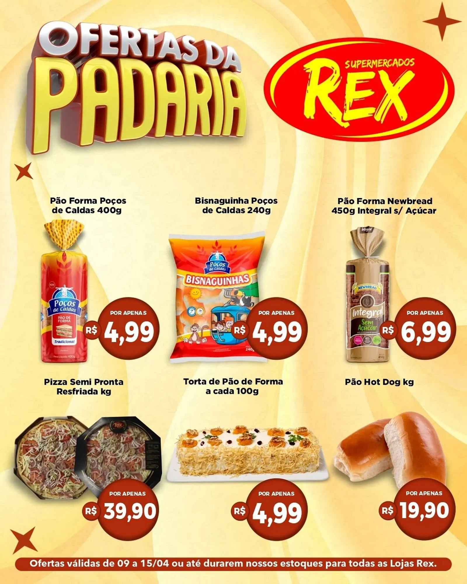 Encarte de Catálogo Supermercados Rex 9 de abril até 15 de abril 2026 - Pagina 1