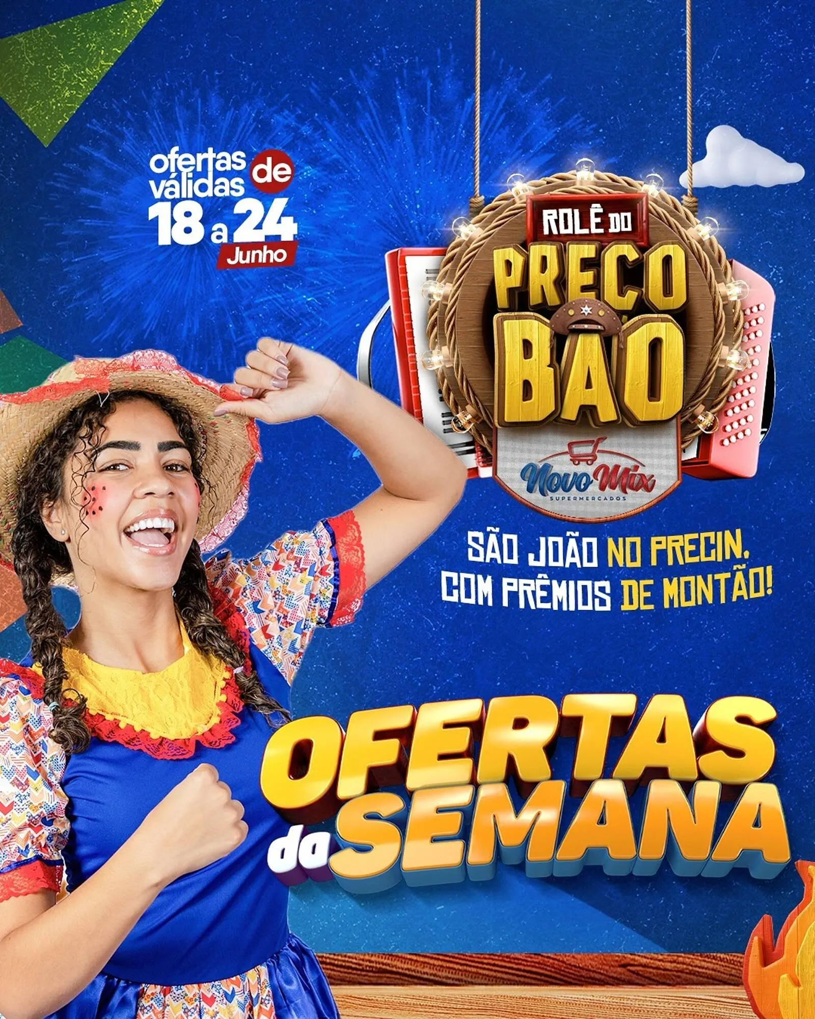 Encarte de Catálogo Novo Mix 18 de junho até 24 de junho 2025 - Pagina 1