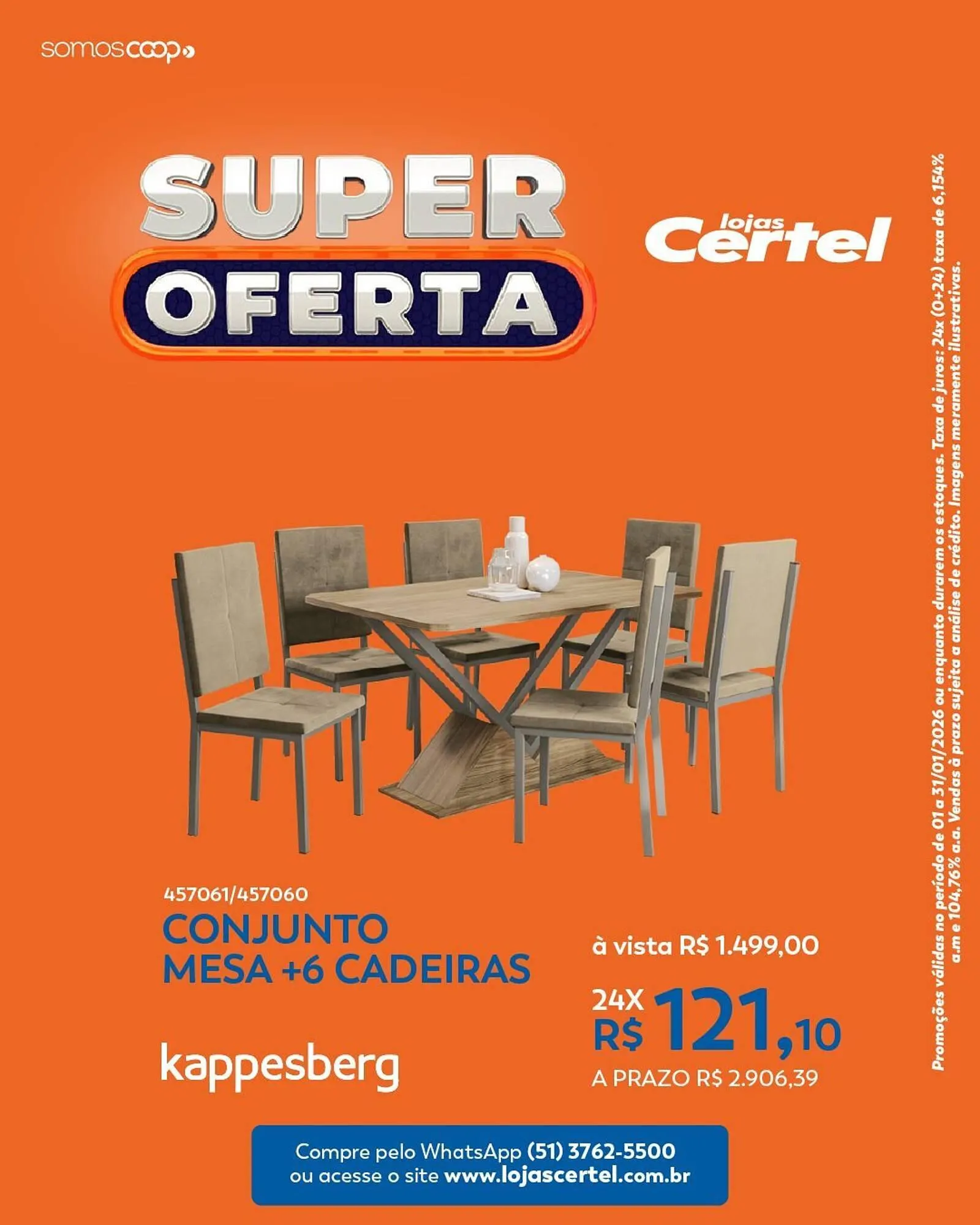 Encarte de Folheto Lojas Certel 9 de janeiro até 31 de janeiro 2026 - Pagina 4