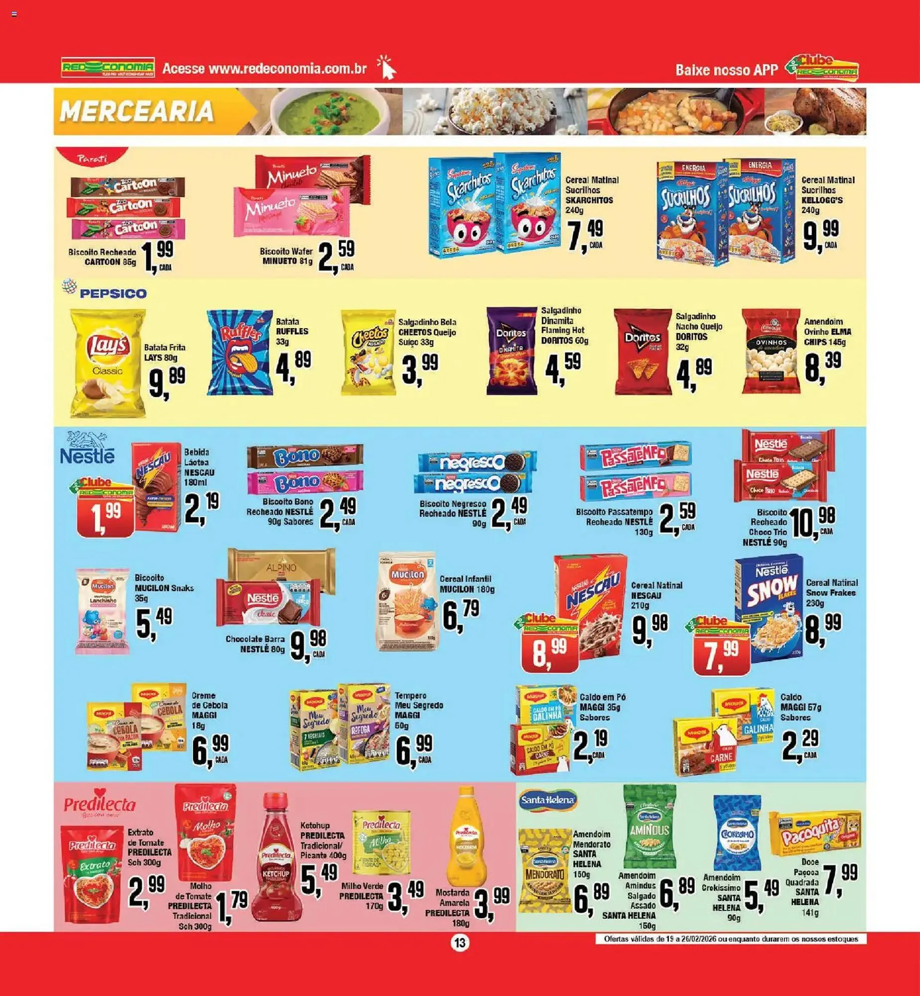 Encarte de Encarte Redeconomia 19 de fevereiro até 26 de fevereiro 2026 - Pagina 13