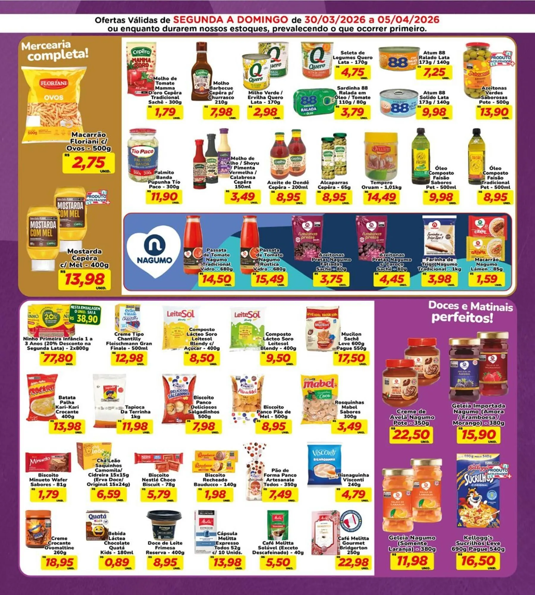 Encarte de Folheto Nagumo 30 de março até 5 de abril 2026 - Pagina 3
