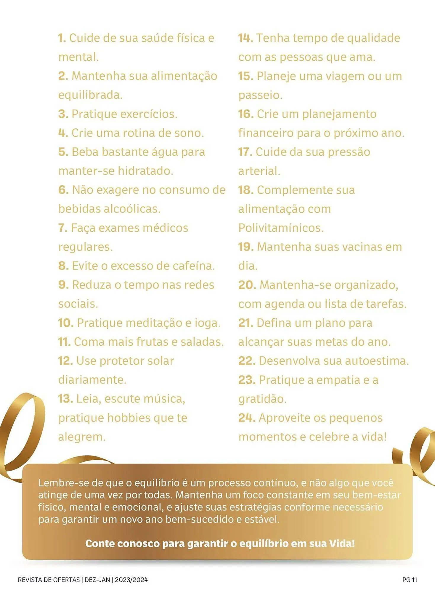 Encarte de Catálogo Vida Farmácias 4 de dezembro até 15 de janeiro 2024 - Pagina 11