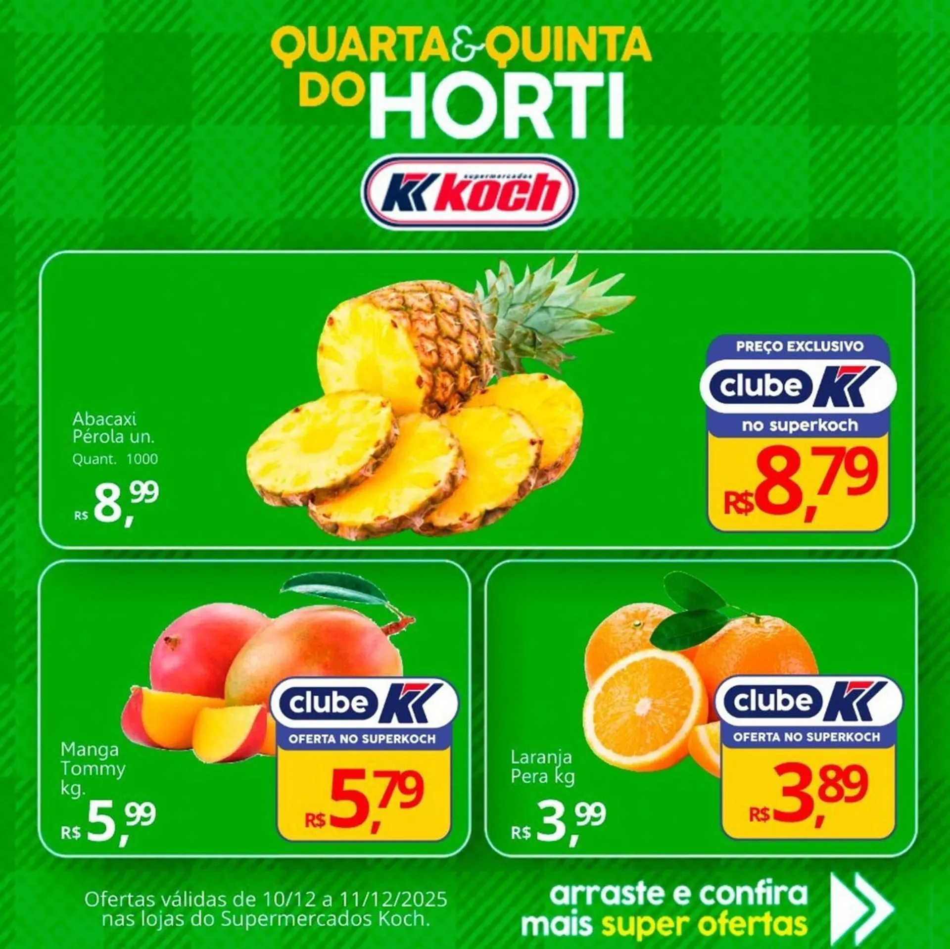 Encarte de Catálogo Supermercados Koch 10 de dezembro até 11 de dezembro 2025 - Pagina 1
