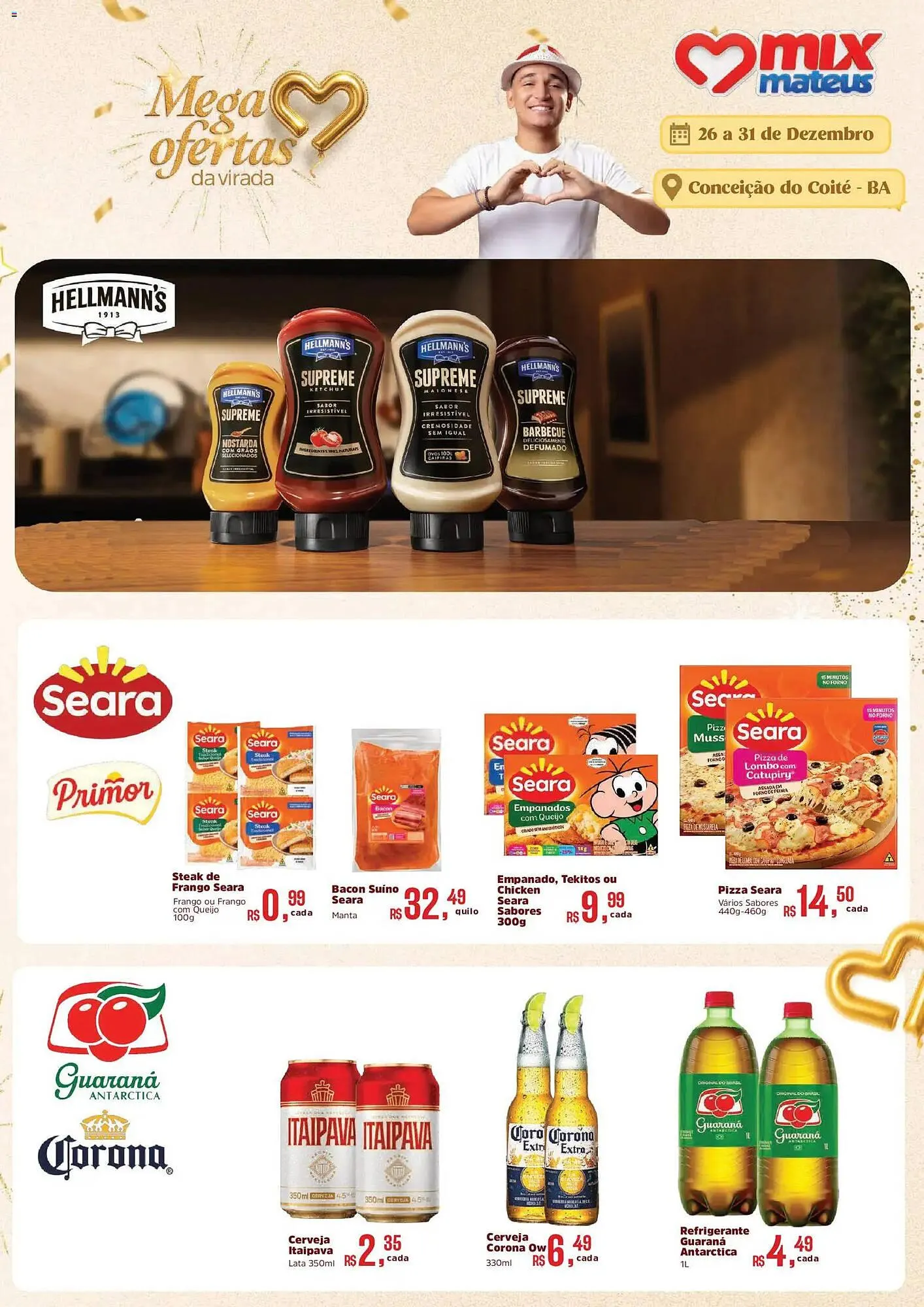 Encarte de Catálogo Supermercados Mateus 26 de dezembro até 31 de dezembro 2025 - Pagina 1