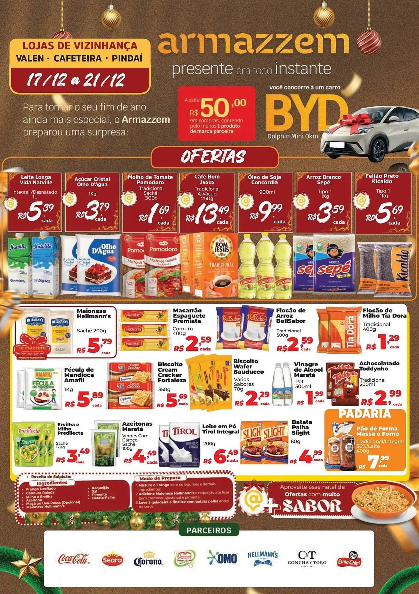 Encarte de Catálogo Supermercados Mateus 17 de dezembro até 21 de dezembro 2025 - Pagina 1