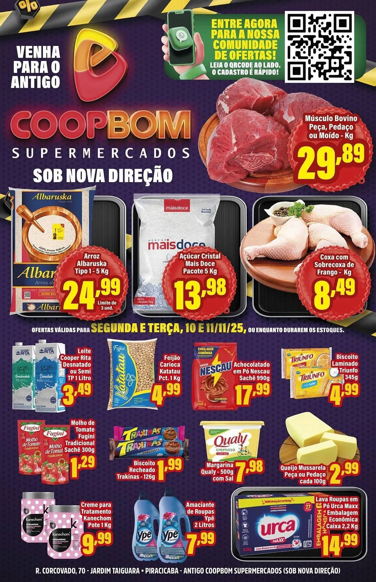 Encarte de Tabloide CoopBom 10 de novembro até 11 de novembro 2025 - Pagina 1