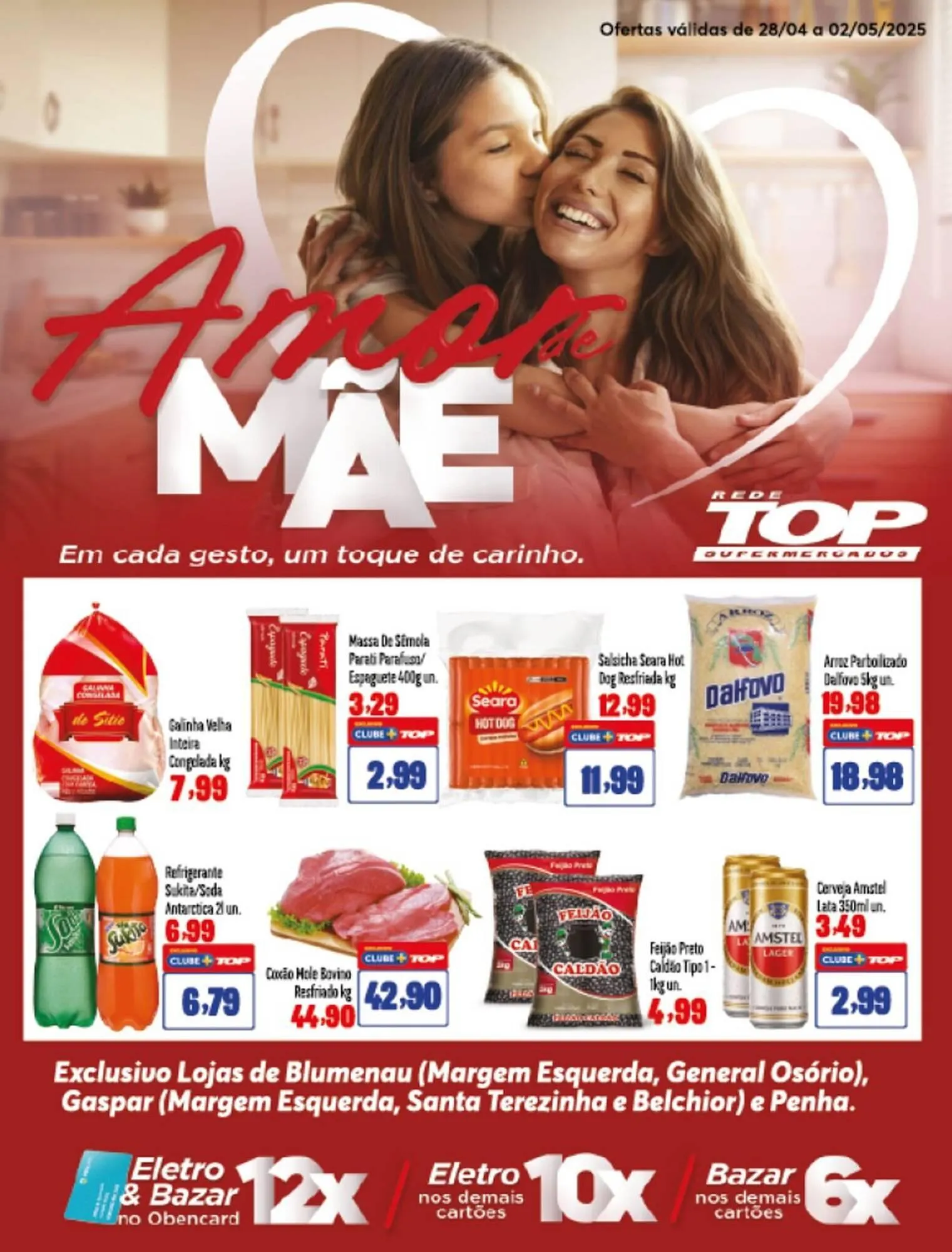 Encarte de Catálogo Rede Top 28 de abril até 2 de maio 2025 - Pagina 1