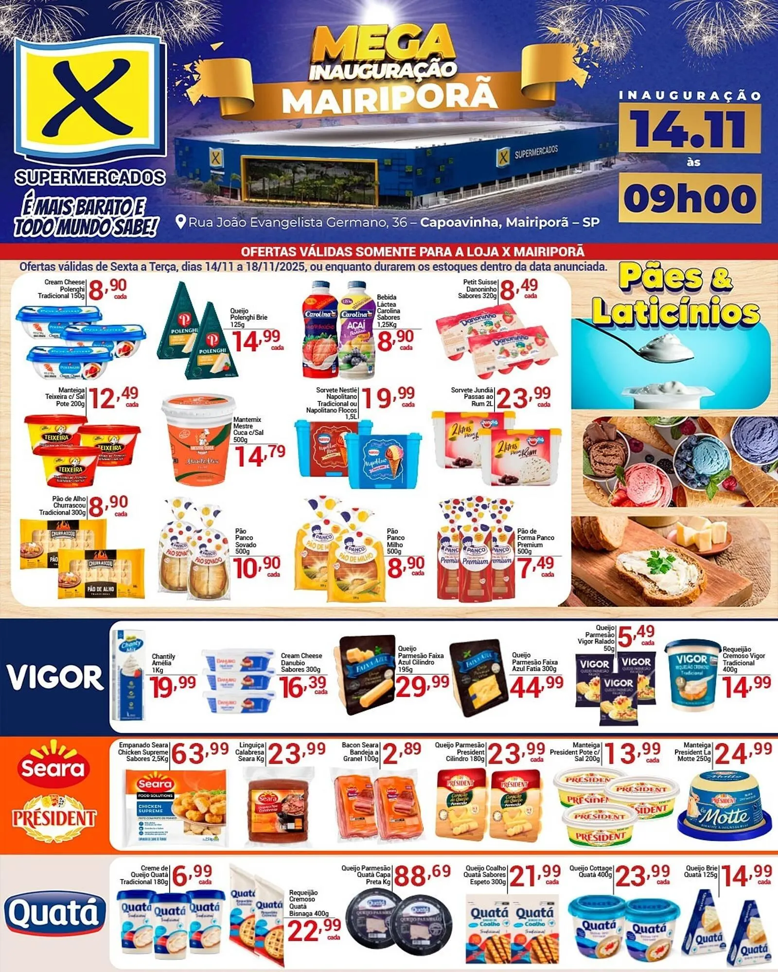 Encarte de Folheto X Supermercados 14 de novembro até 18 de novembro 2025 - Pagina 2
