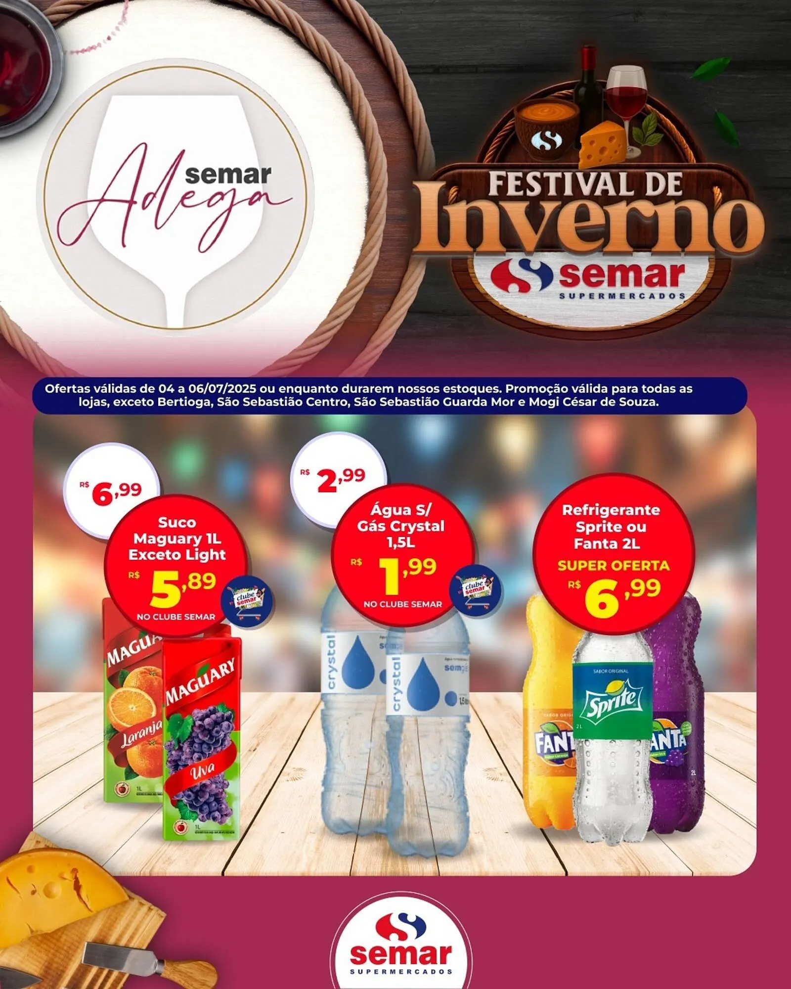 Encarte de Catálogo Semar Supermercado 3 de julho até 6 de julho 2025 - Pagina 4