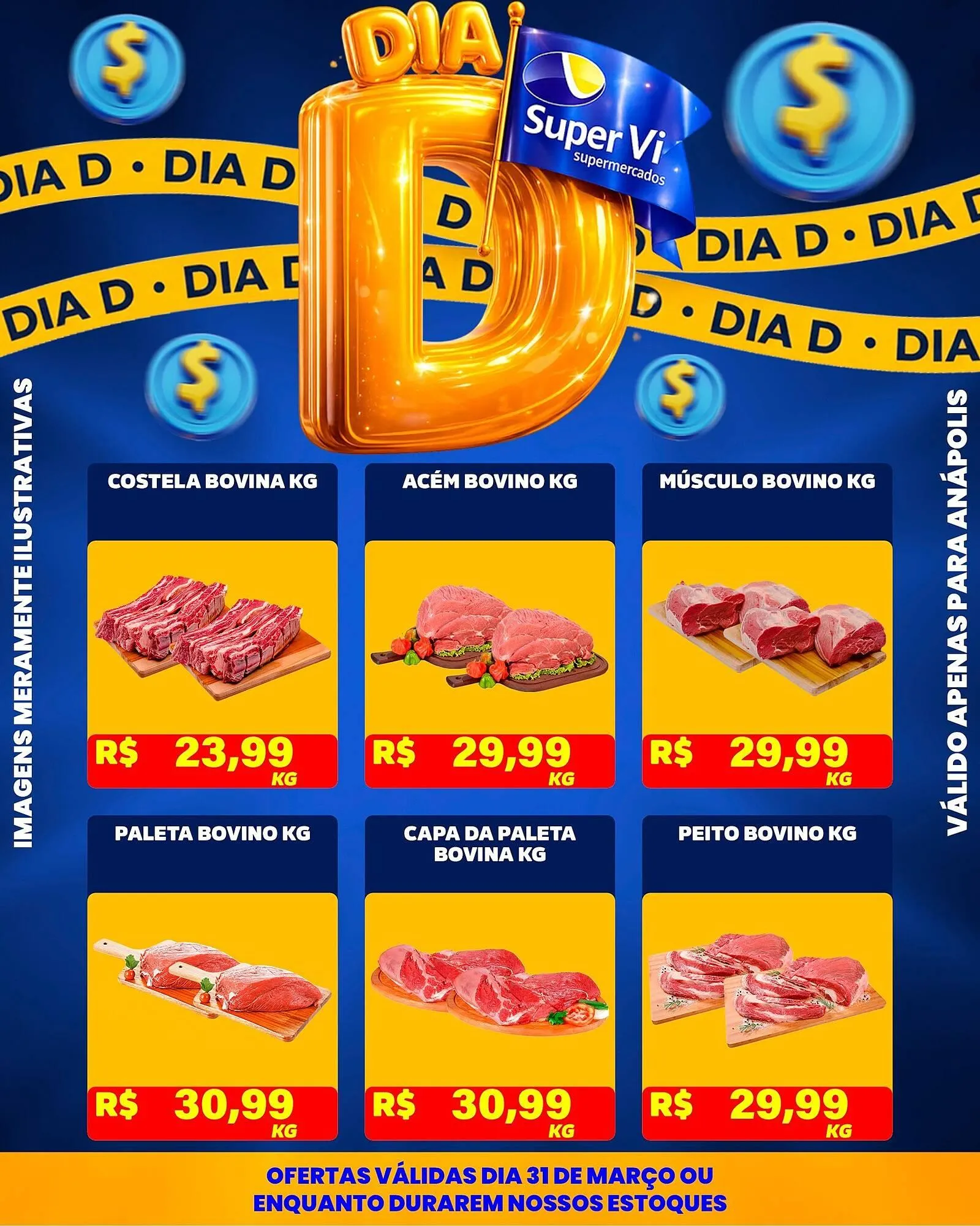 Encarte de Catálogo Super Vi Supermercados 31 de março até 31 de março 2026 - Pagina 1