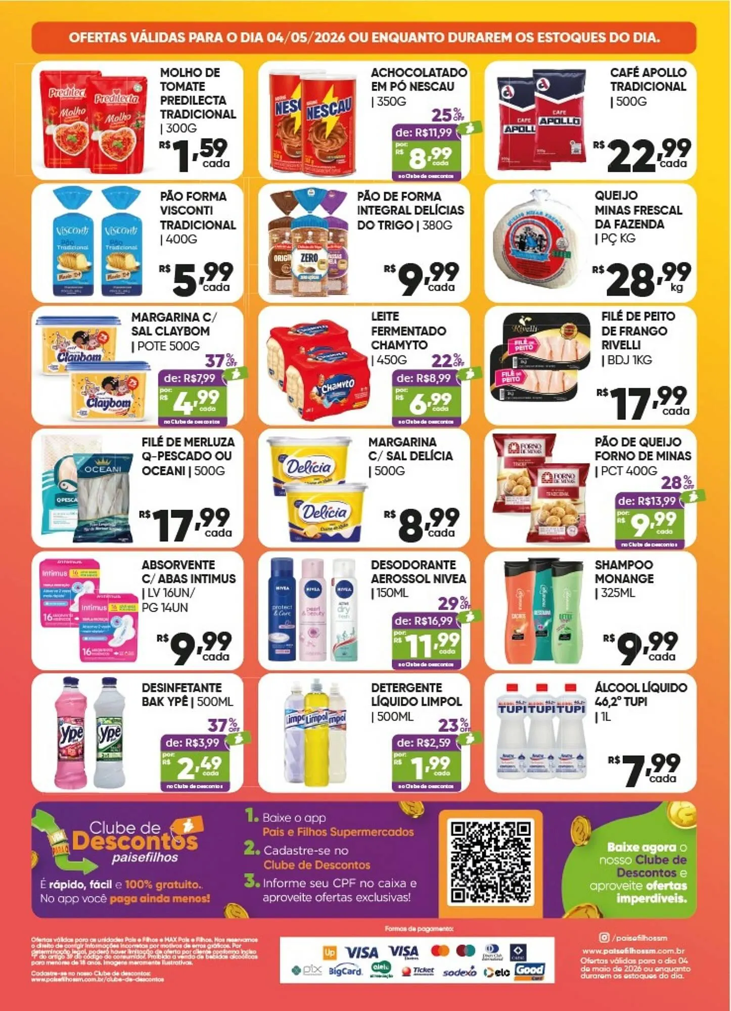 Encarte de Catálogo Pais e Filhos Supermercados 4 de maio até 5 de maio 2026 - Pagina 2
