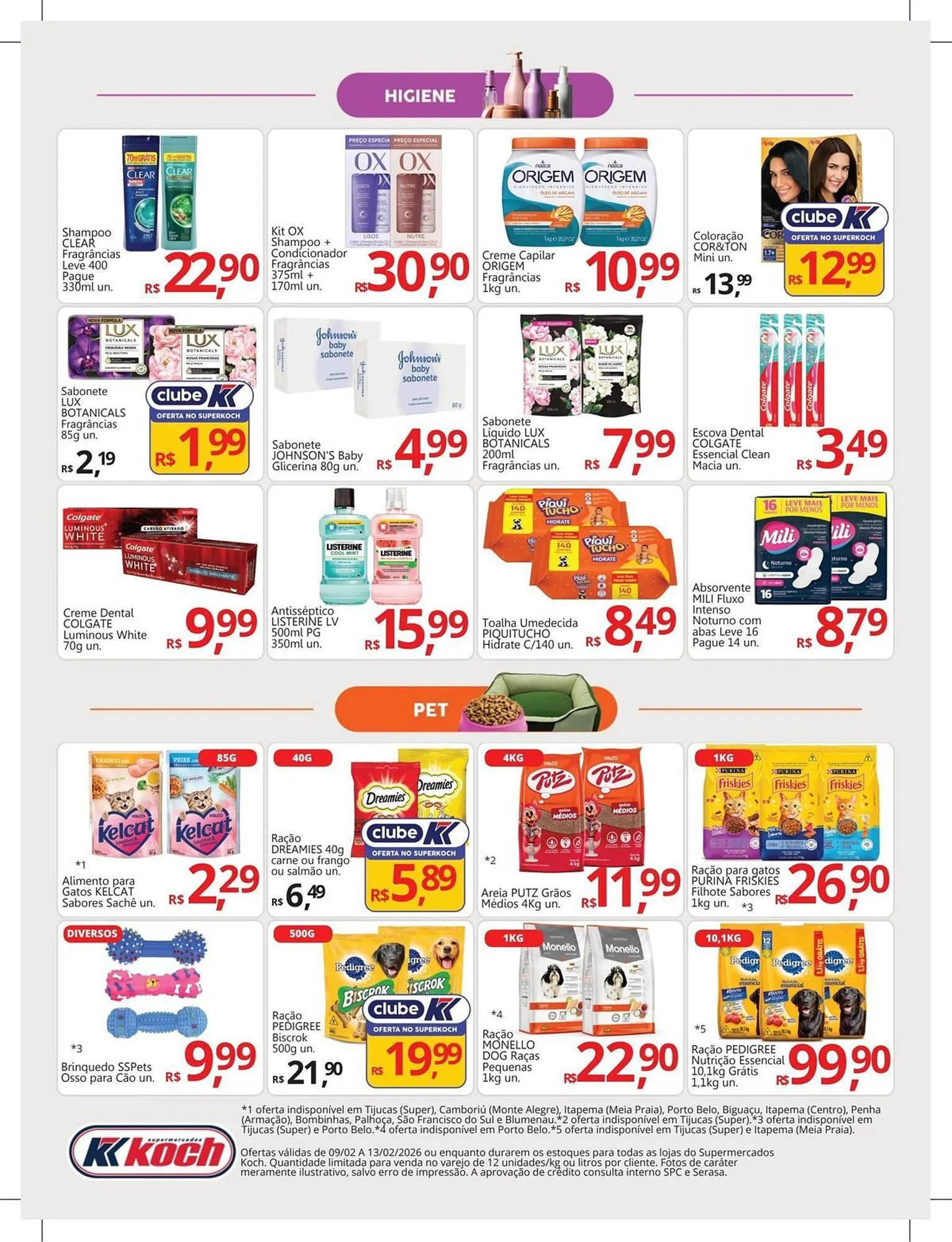 Encarte de Catálogo Supermercados Koch 9 de fevereiro até 13 de fevereiro 2026 - Pagina 8